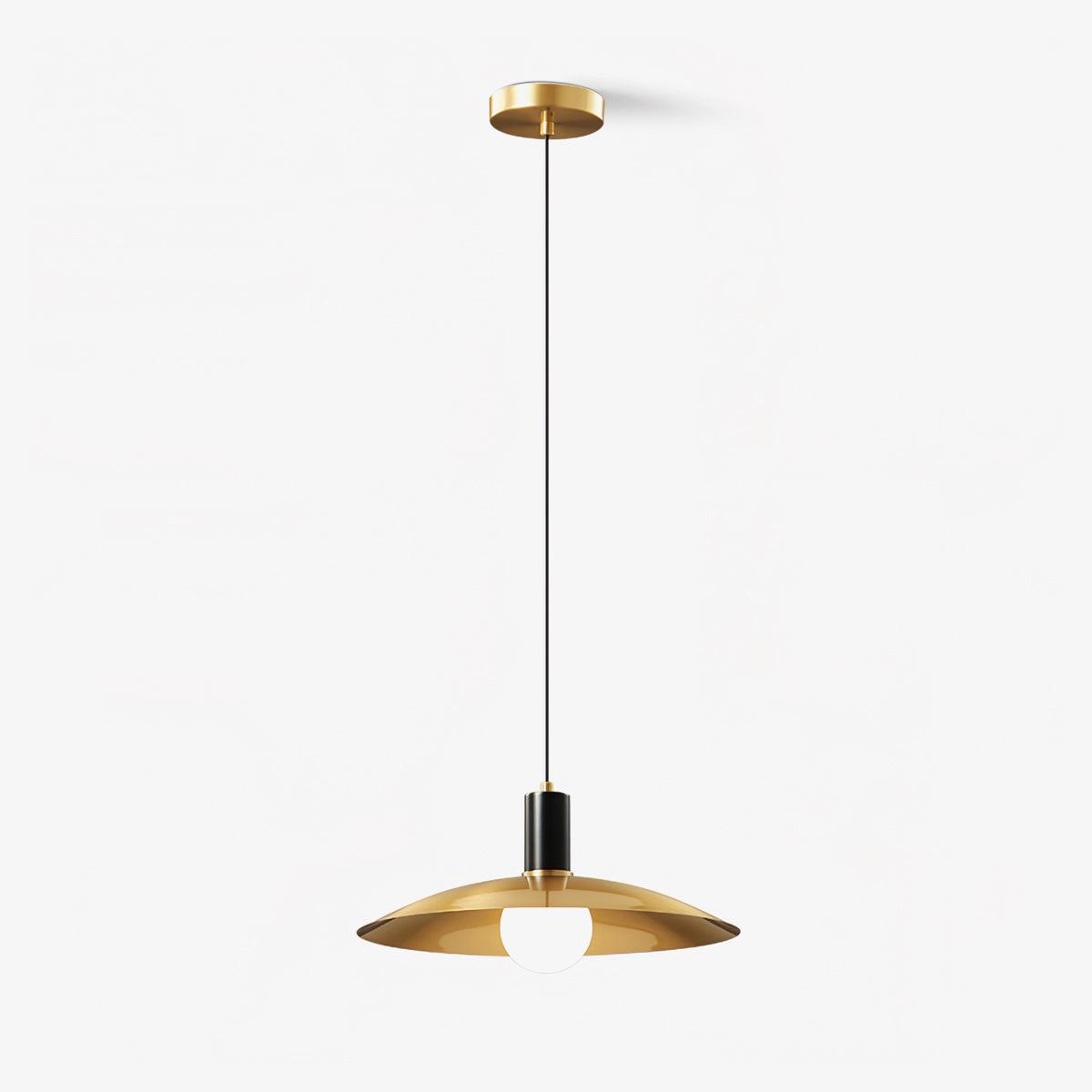 Brass Flared Pendant Lamp - Blowlighting