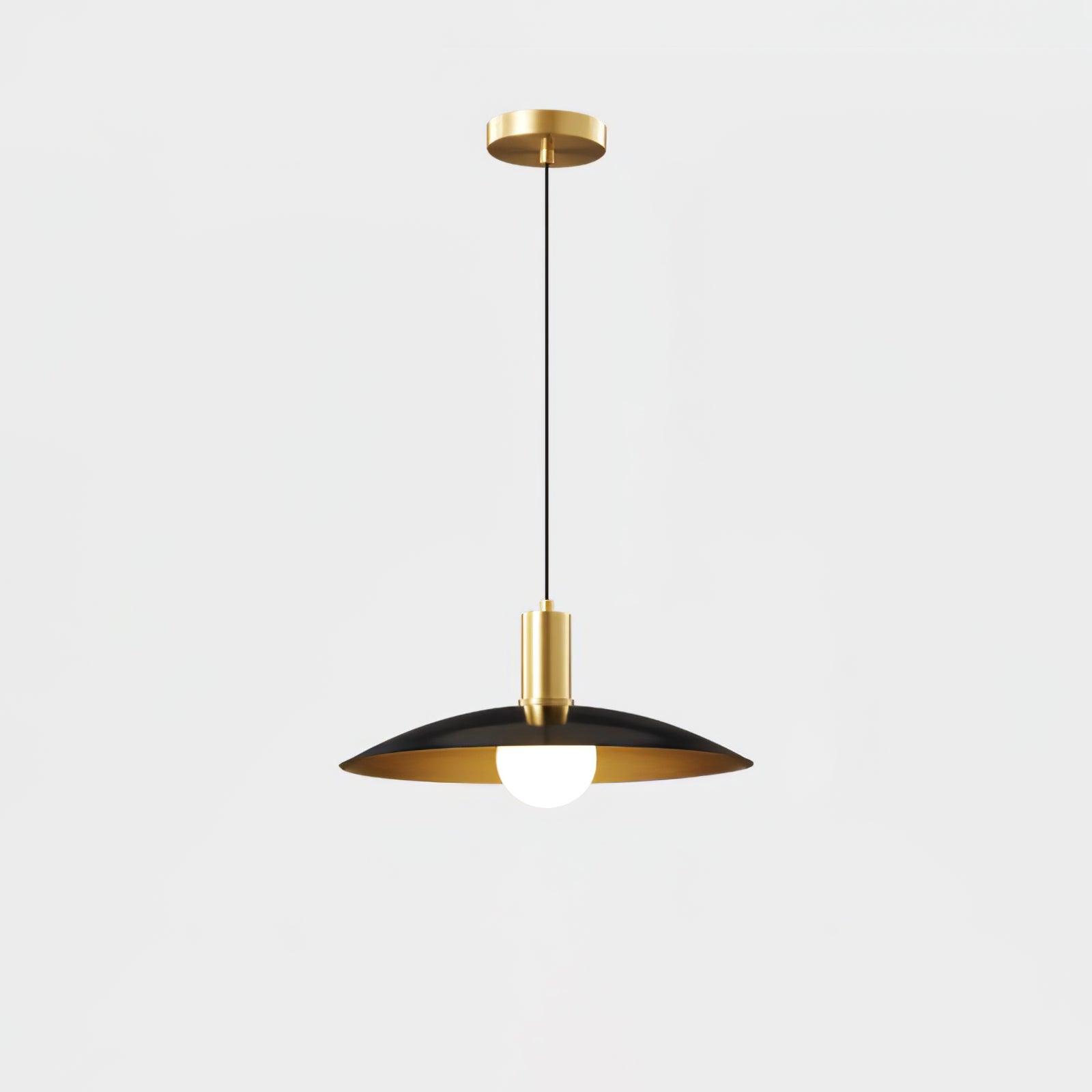 Brass Flared Pendant Lamp - Blowlighting