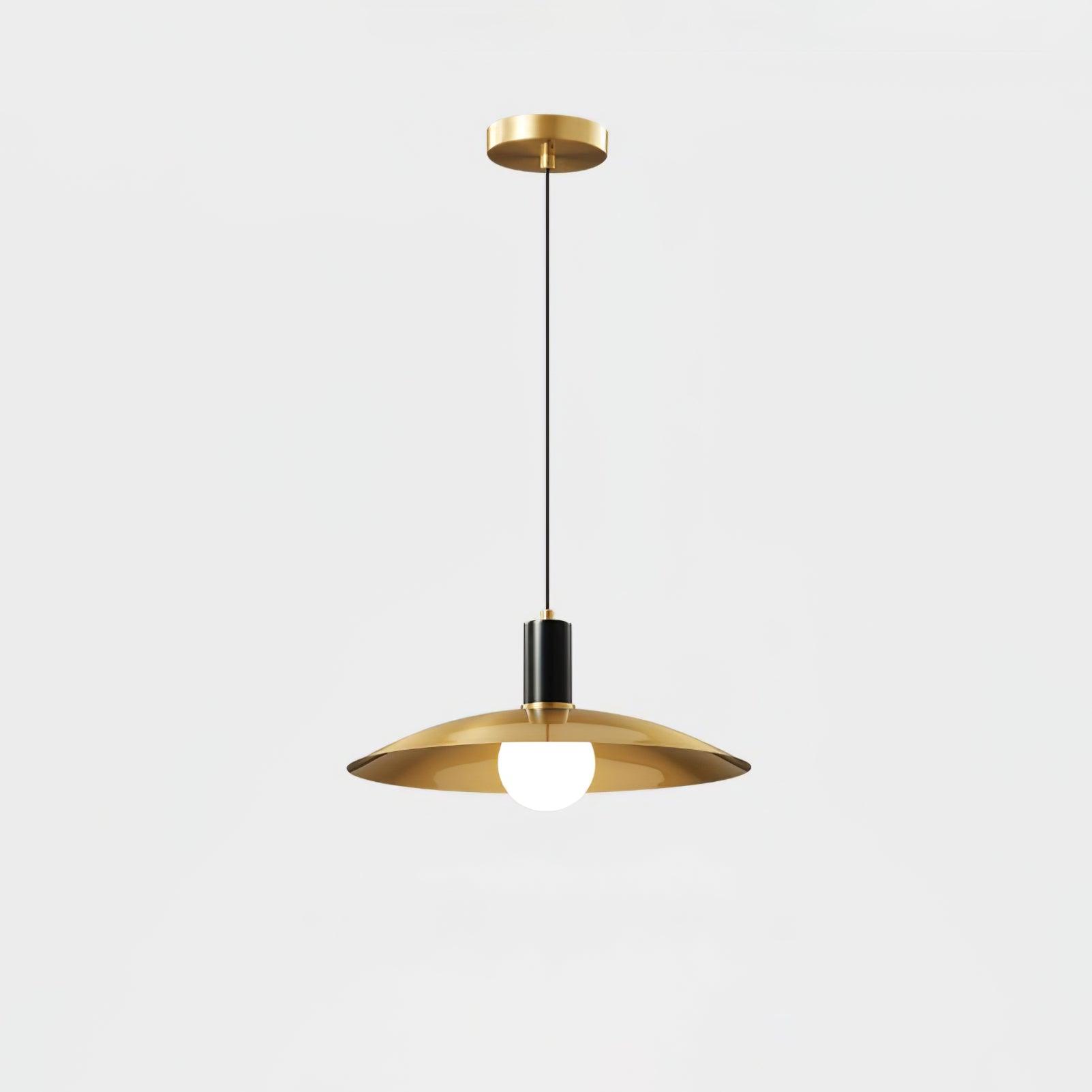 Brass Flared Pendant Lamp - Blowlighting