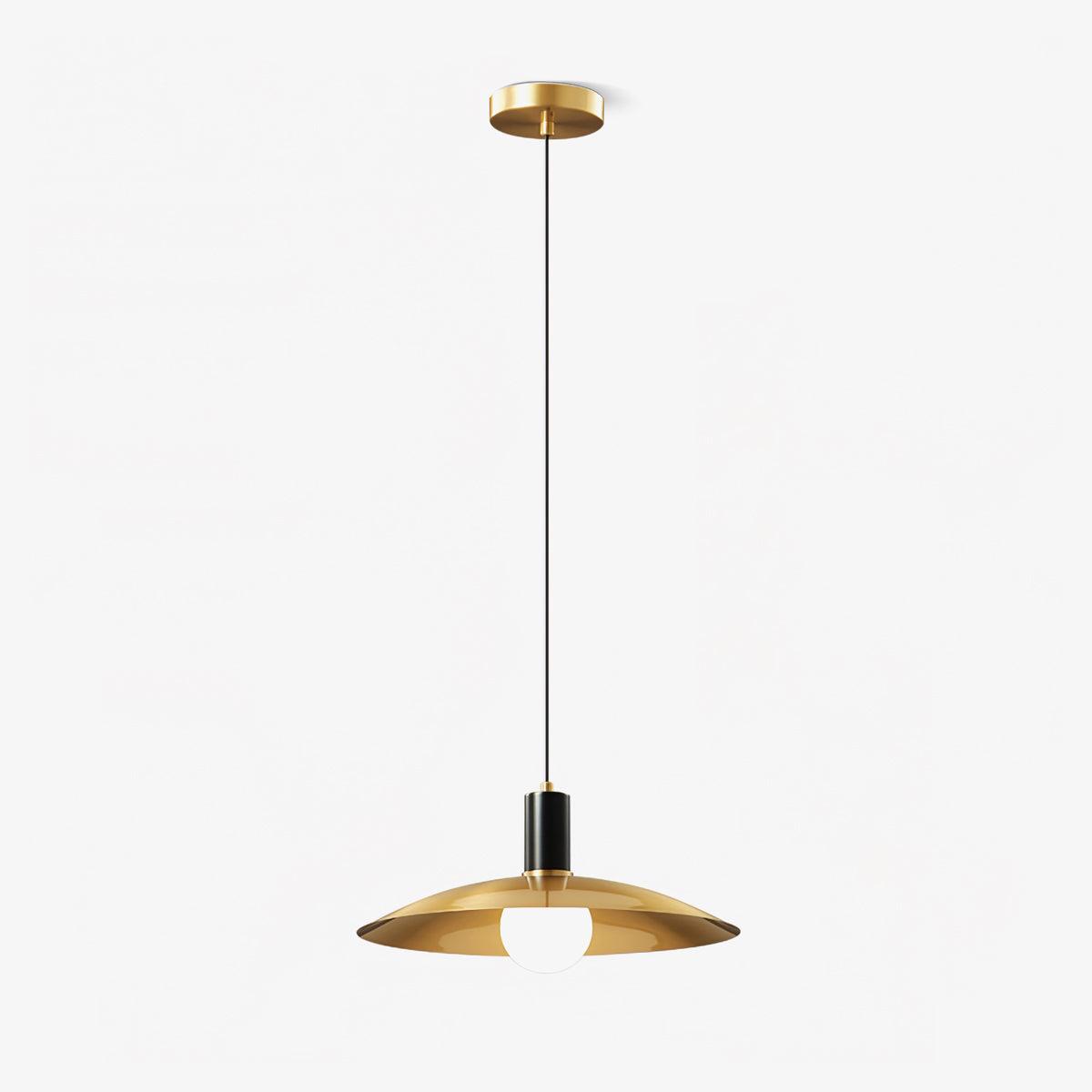 Brass Flared Pendant Lamp - Blowlighting
