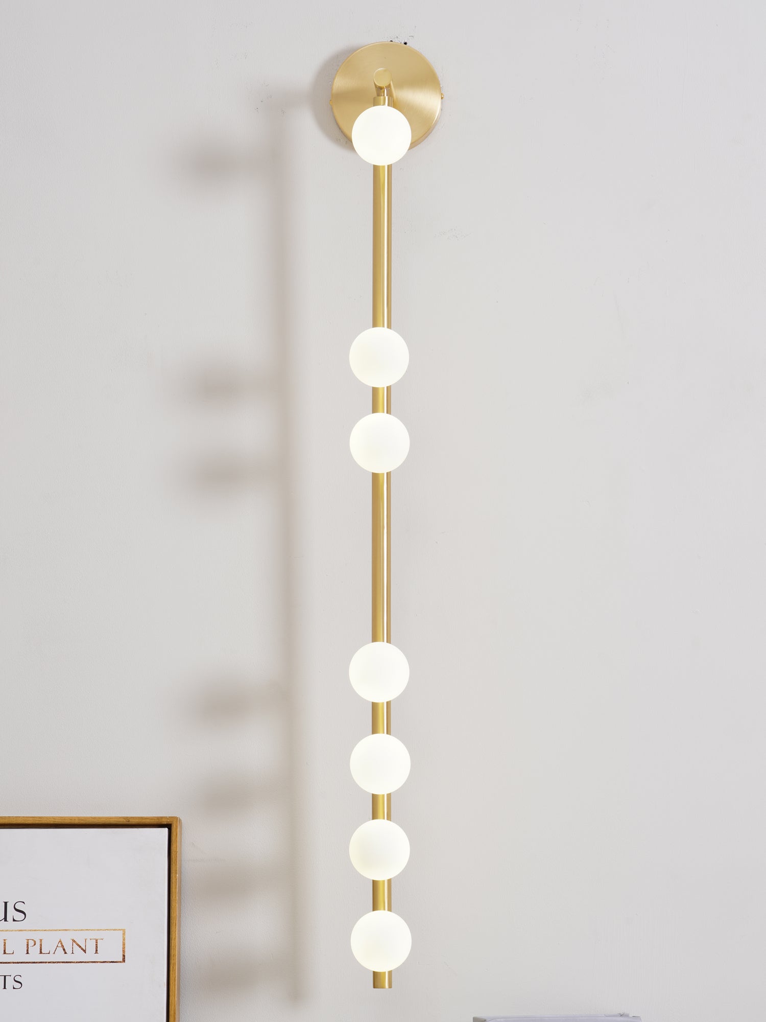 Brass Glass Tube Wall Lamp - Blowlighting