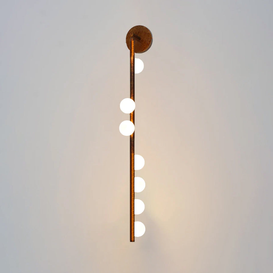 Brass Glass Tube Wall Lamp - Blowlighting