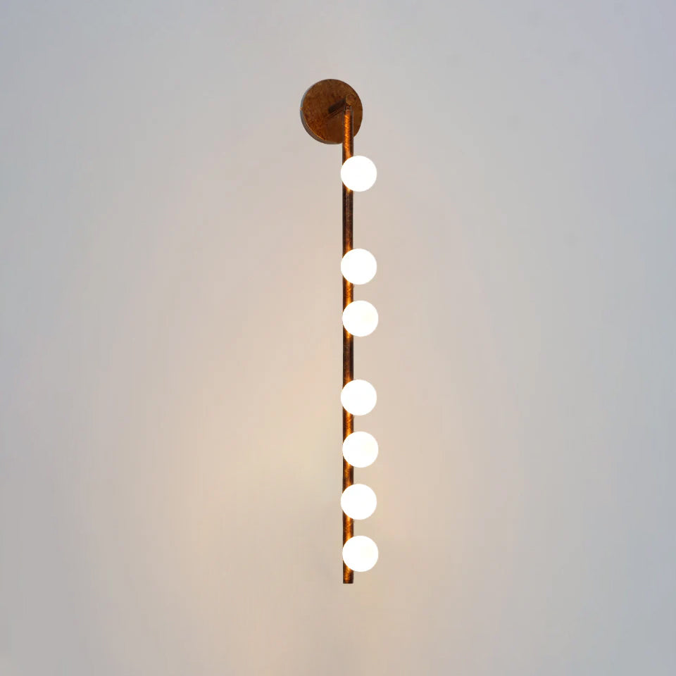 Brass Glass Tube Wall Lamp - Blowlighting