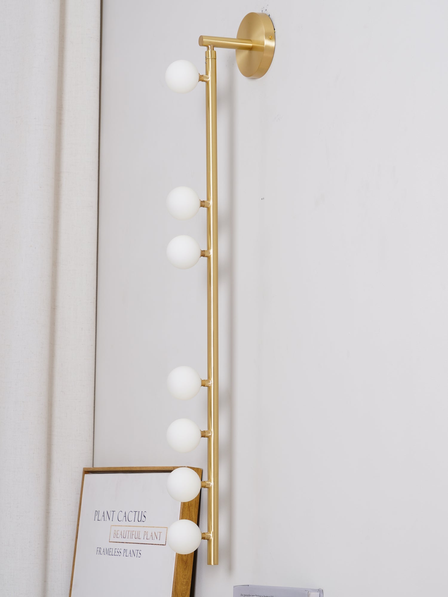 Brass Glass Tube Wall Lamp - Blowlighting