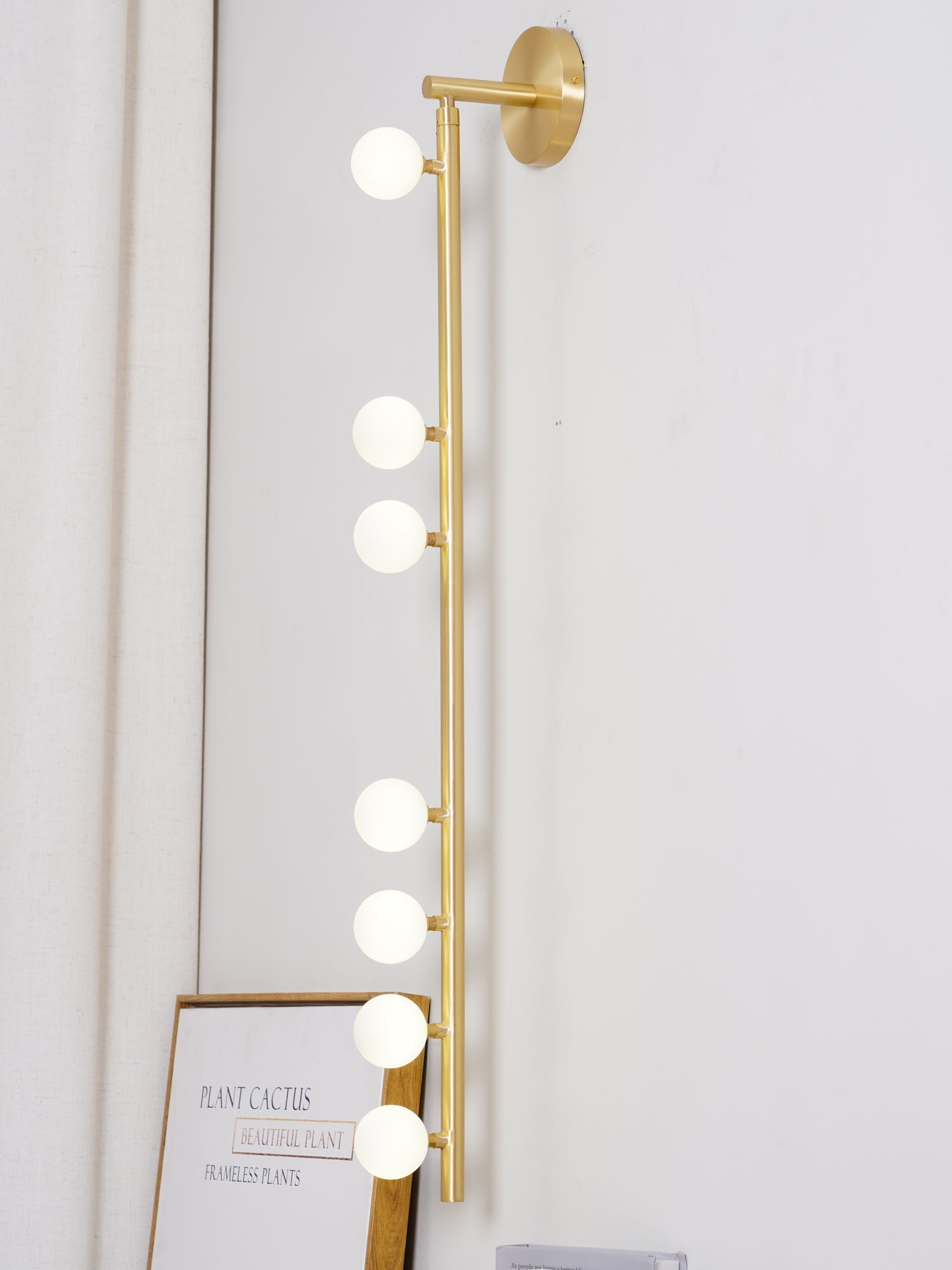 Brass Glass Tube Wall Lamp - Blowlighting
