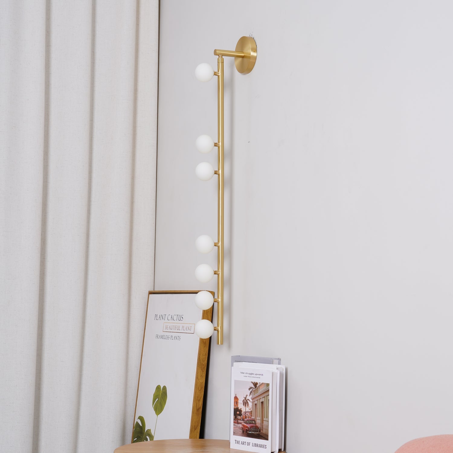 Brass Glass Tube Wall Lamp - Blowlighting