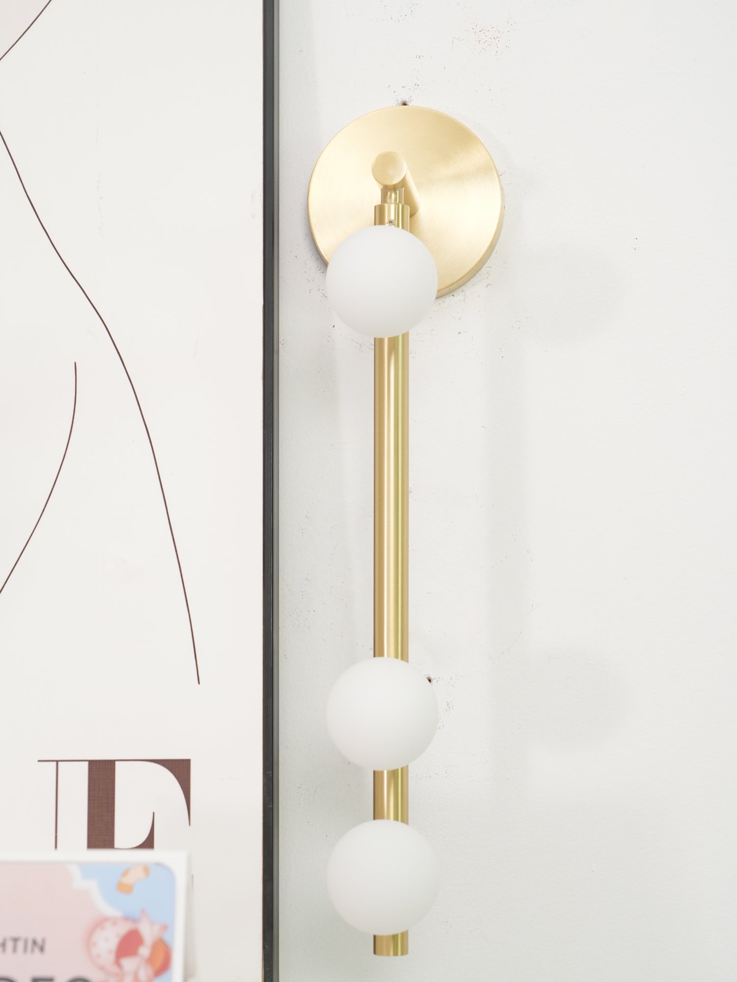 Brass Glass Tube Wall Lamp - Blowlighting