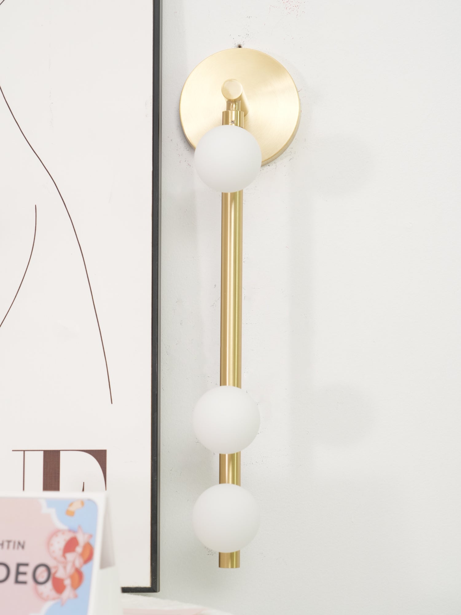Brass Glass Tube Wall Lamp - Blowlighting