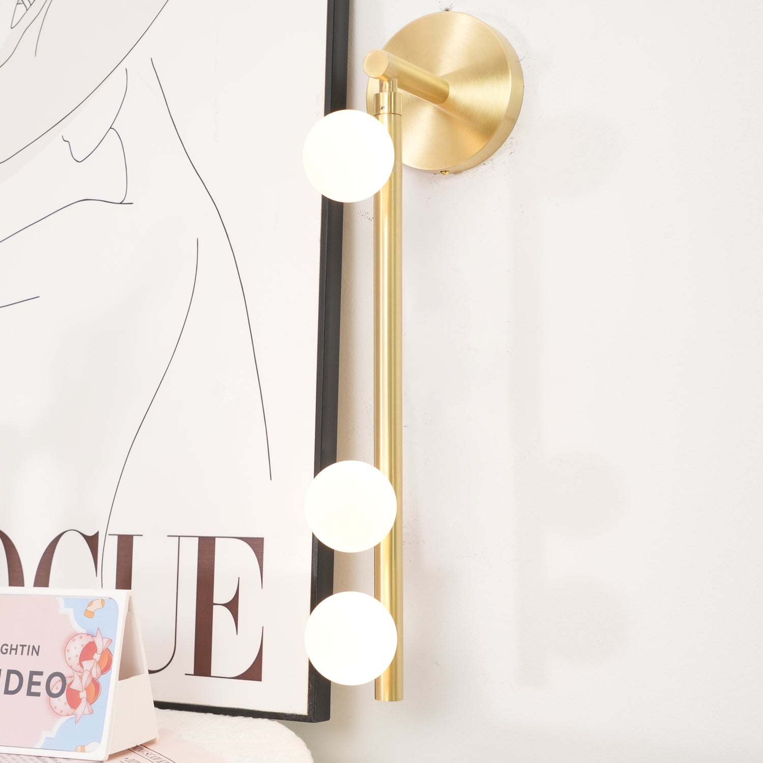 Brass Glass Tube Wall Lamp - Blowlighting