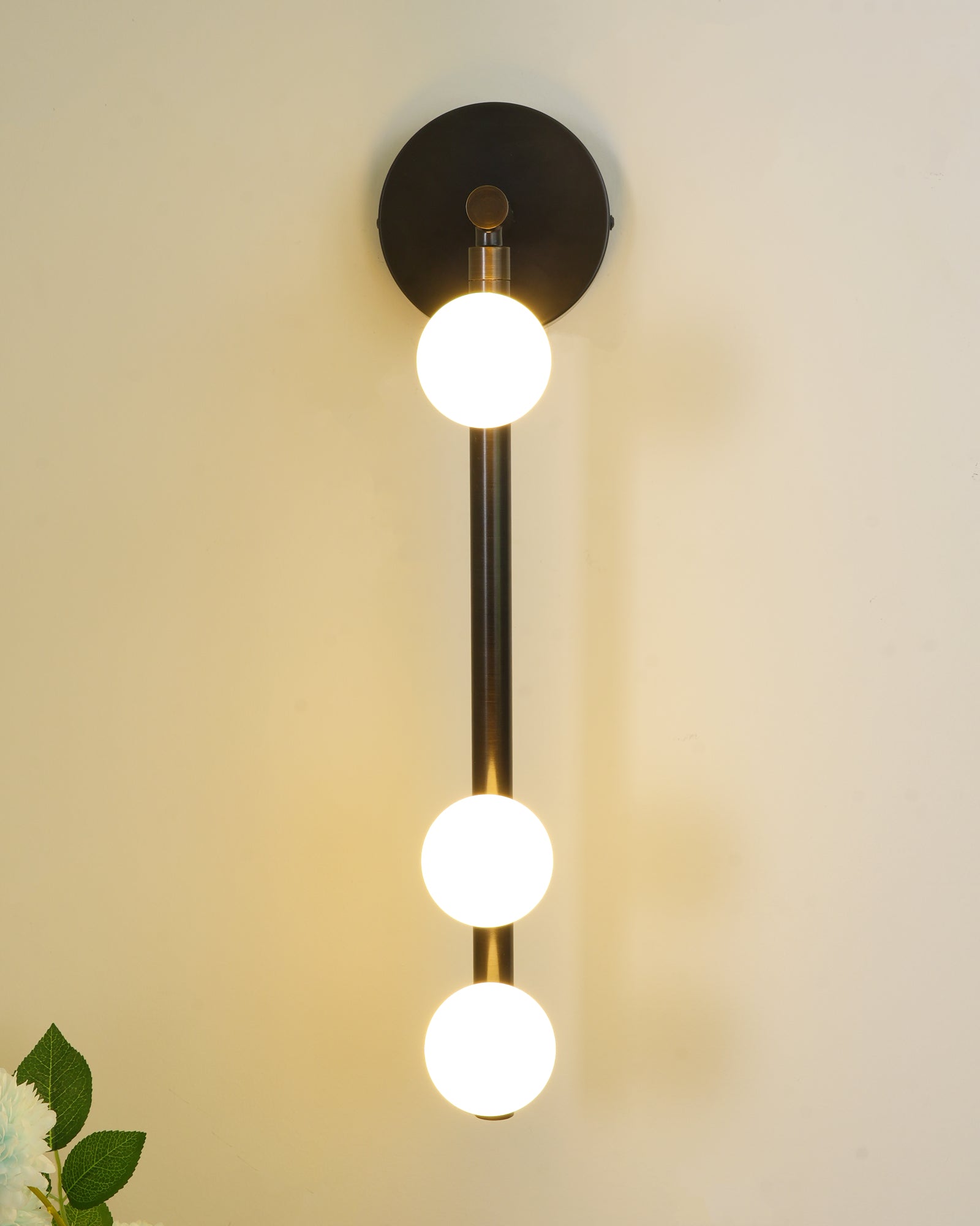 Brass Glass Tube Wall Lamp - Blowlighting