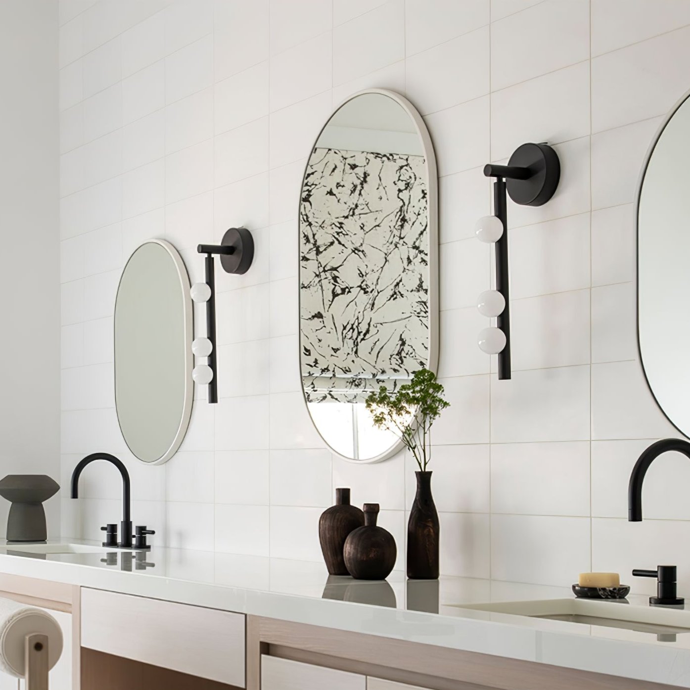 Brass Glass Tube Wall Lamp - Blowlighting