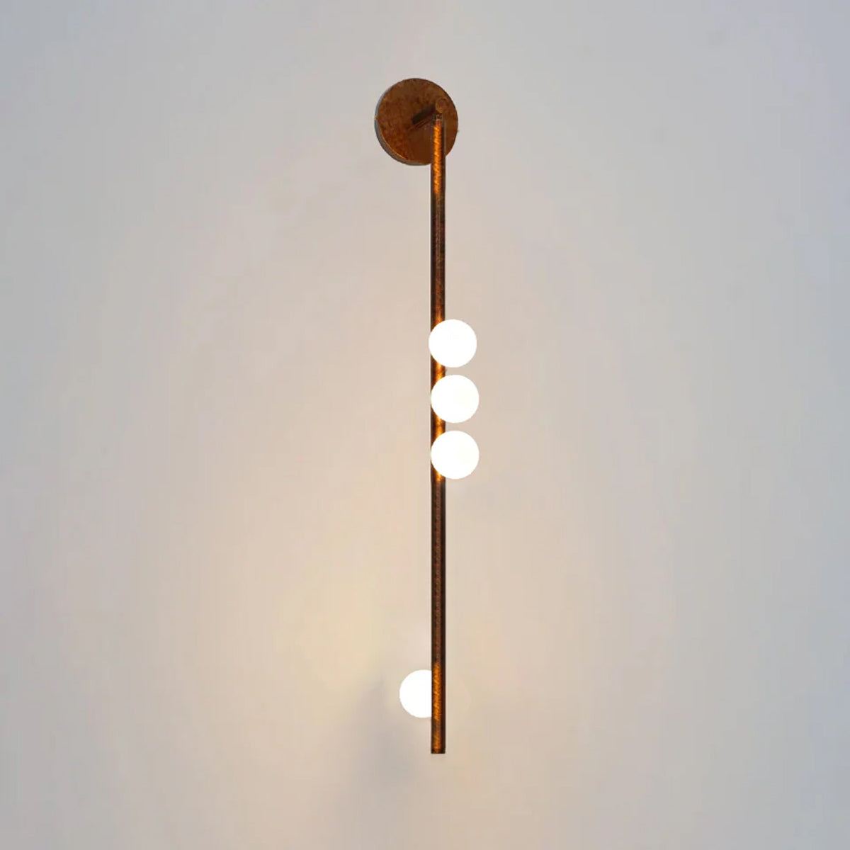 Brass Glass Tube Wall Lamp - Blowlighting