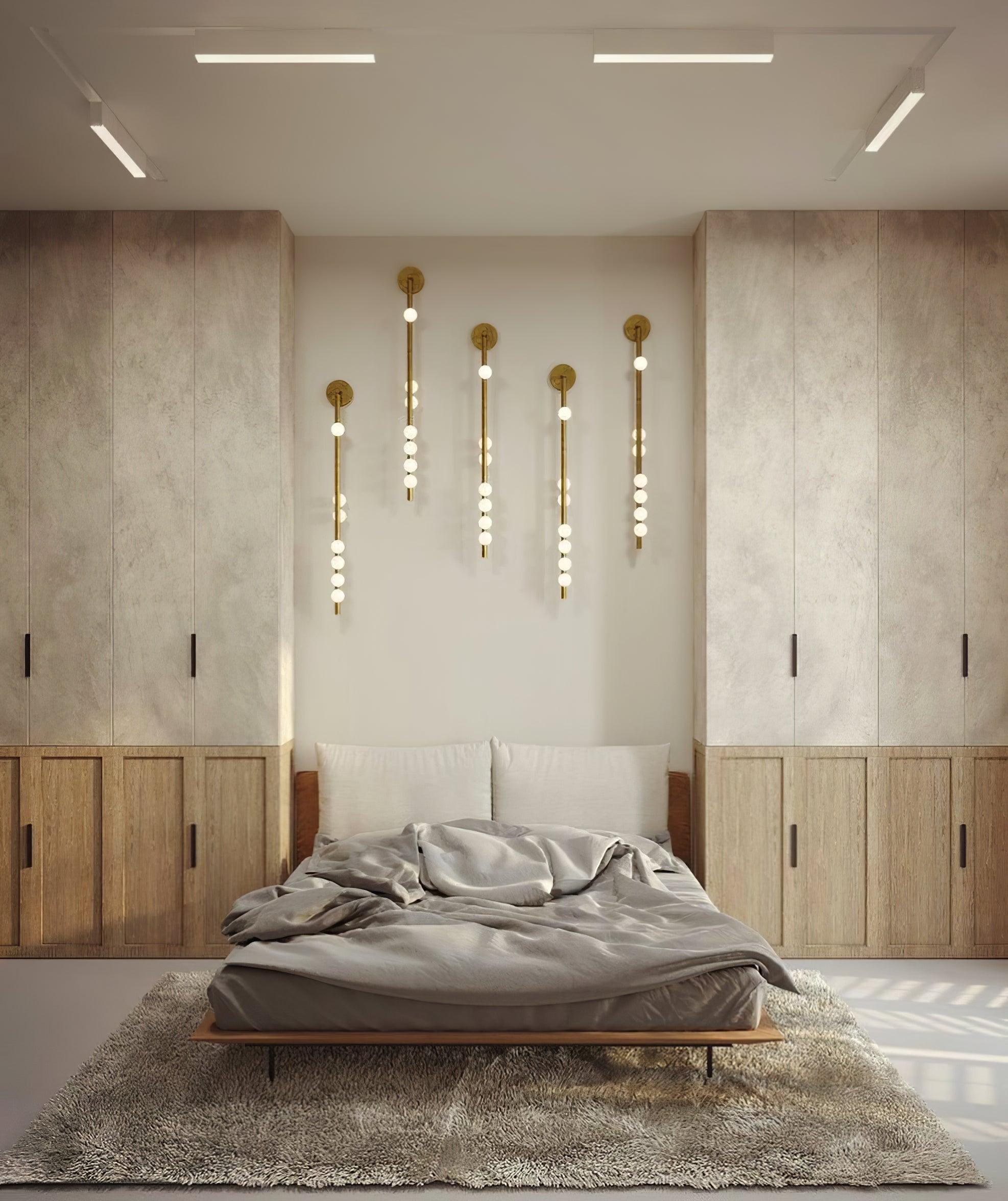 Brass Glass Tube Wall Lamp - Blowlighting