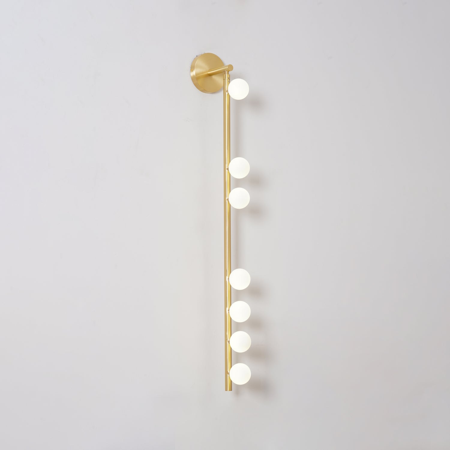 Brass Glass Tube Wall Lamp - Blowlighting