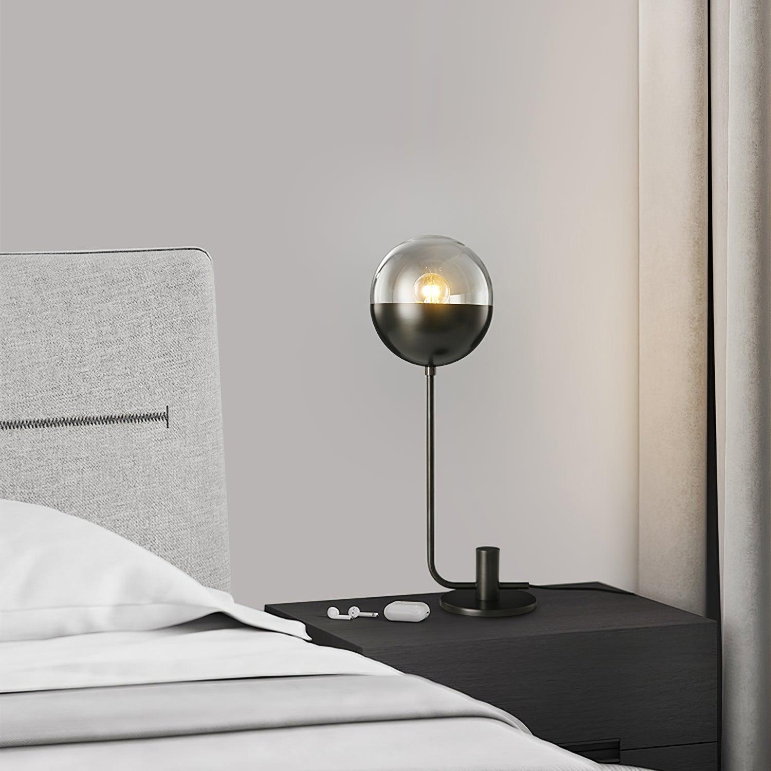 Sutton Modern Metal Table Lamp - Blowlighting