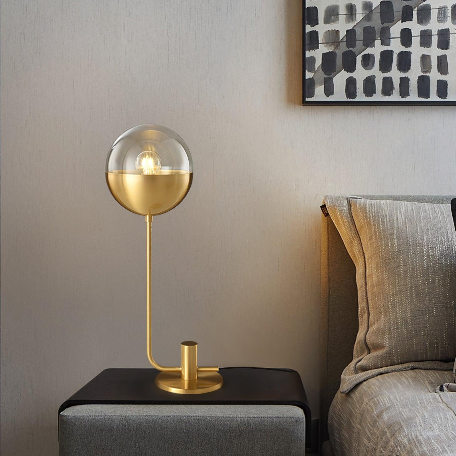 Sutton Modern Metal Table Lamp - Blowlighting