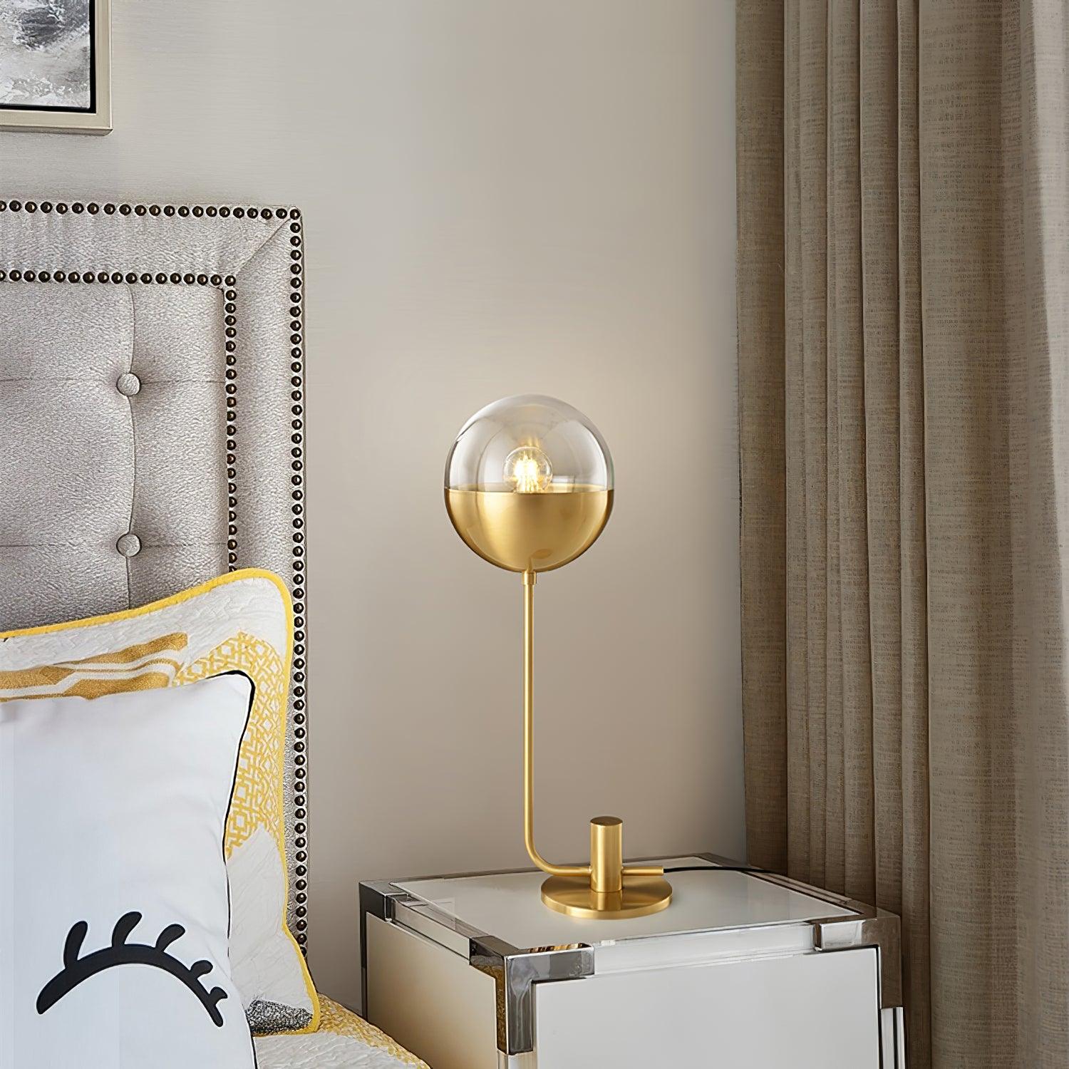 Sutton Modern Metal Table Lamp - Blowlighting