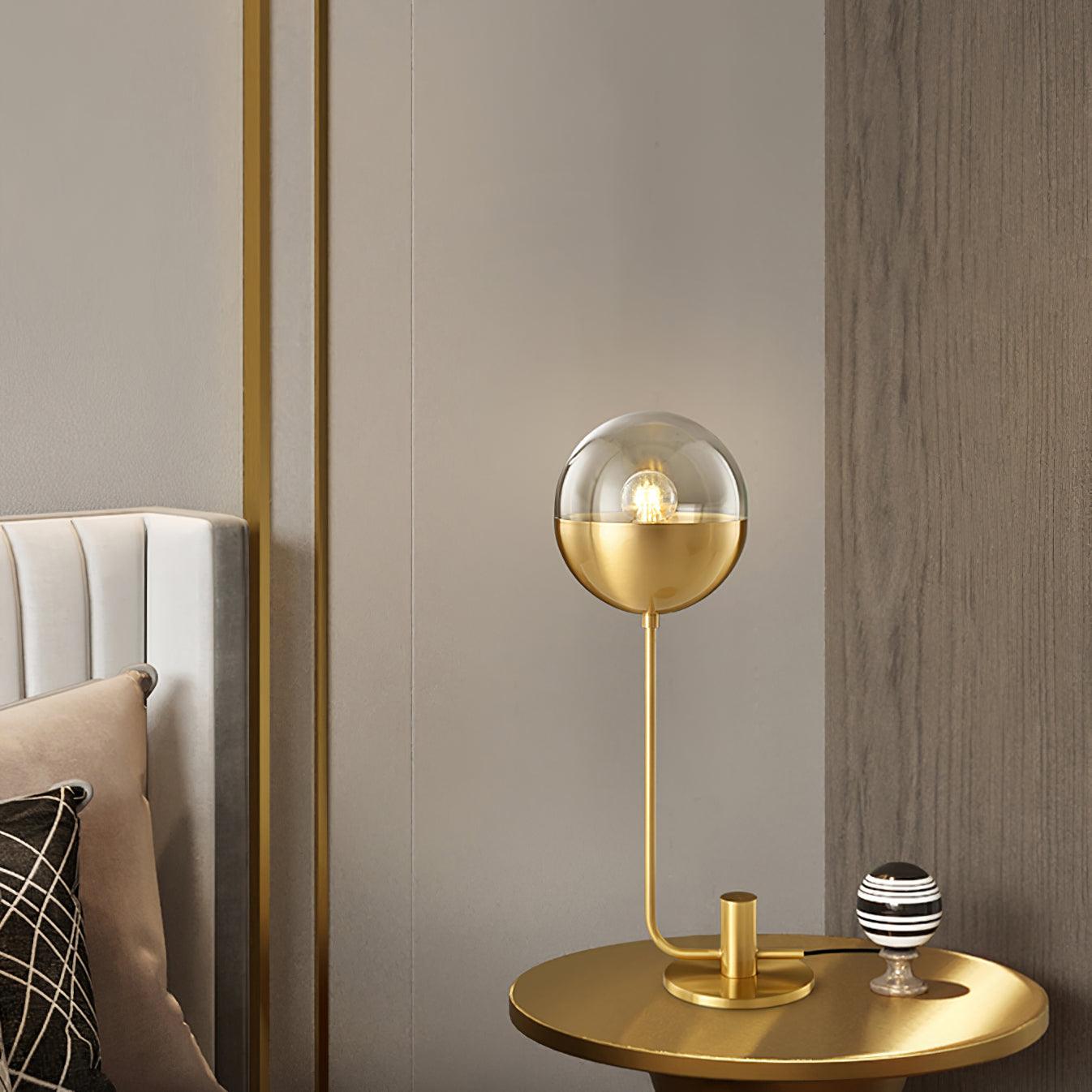 Sutton Modern Metal Table Lamp - Blowlighting