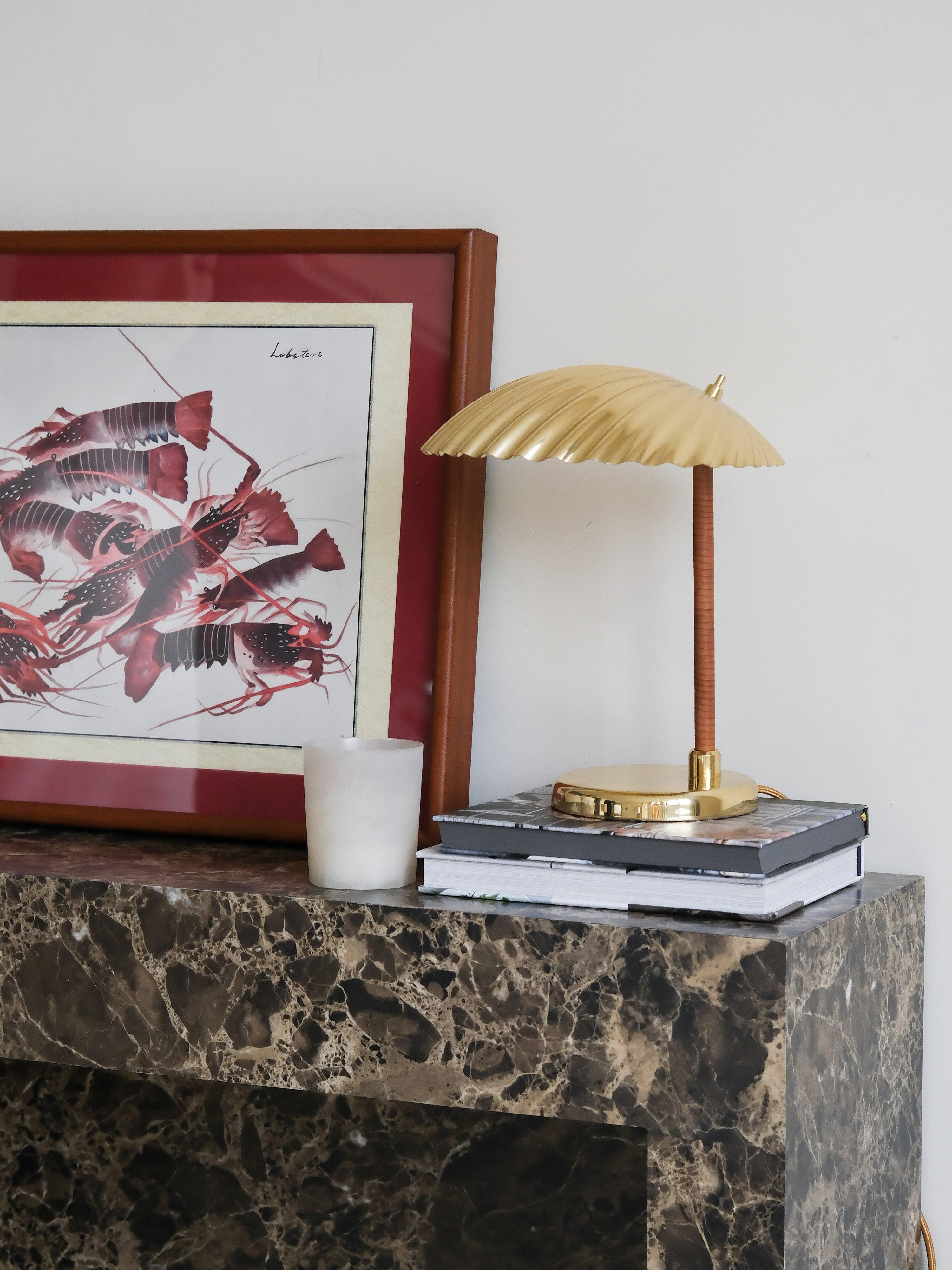 Brass Shell Table Lamp - Blowlighting