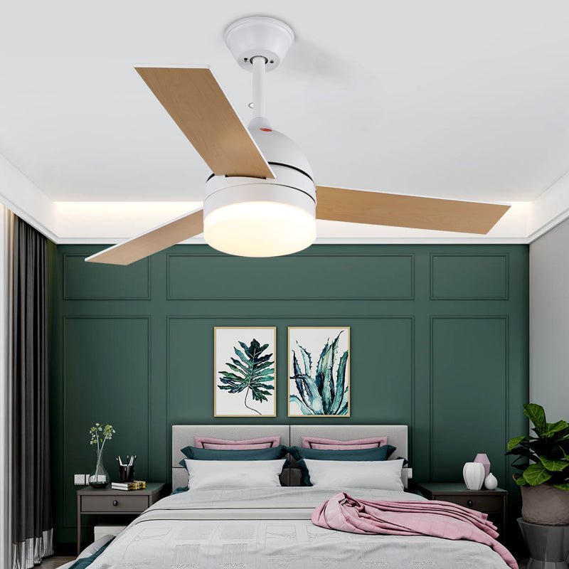 Selena Minimalist Wood Ceiling Fan Light - Blowlighting