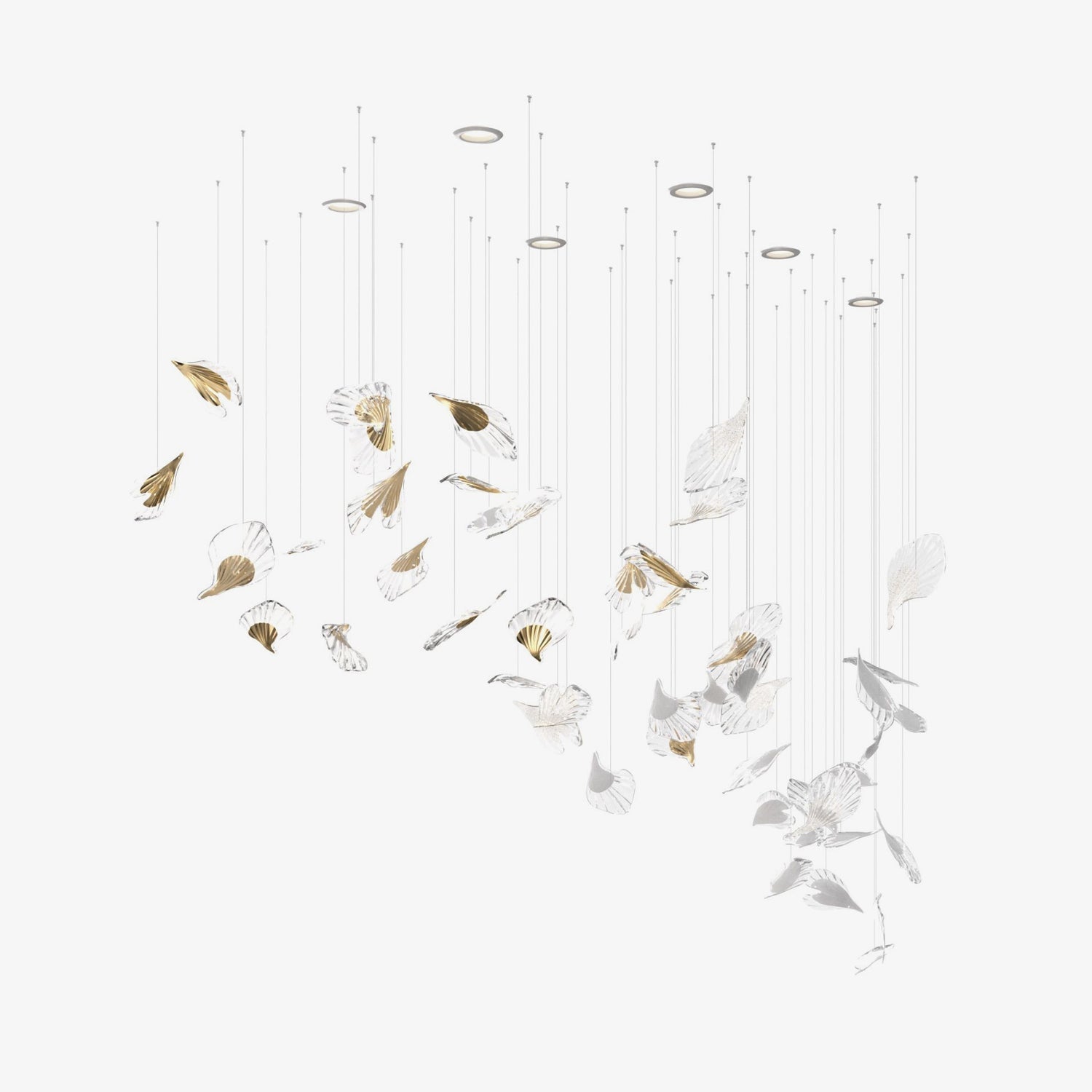 Asorus Artistic Leaf-Shape Chandelier - Blowlighting