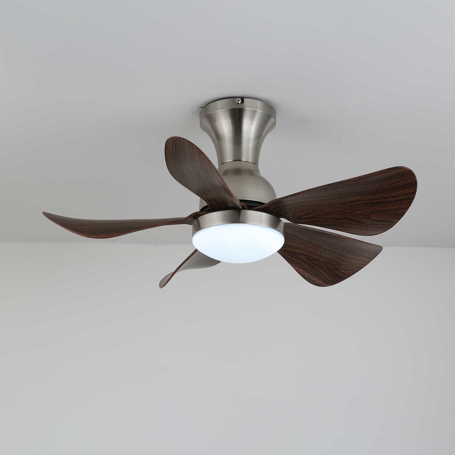 Novaro Modern Wood Ceiling Fan Light - Blowlighting