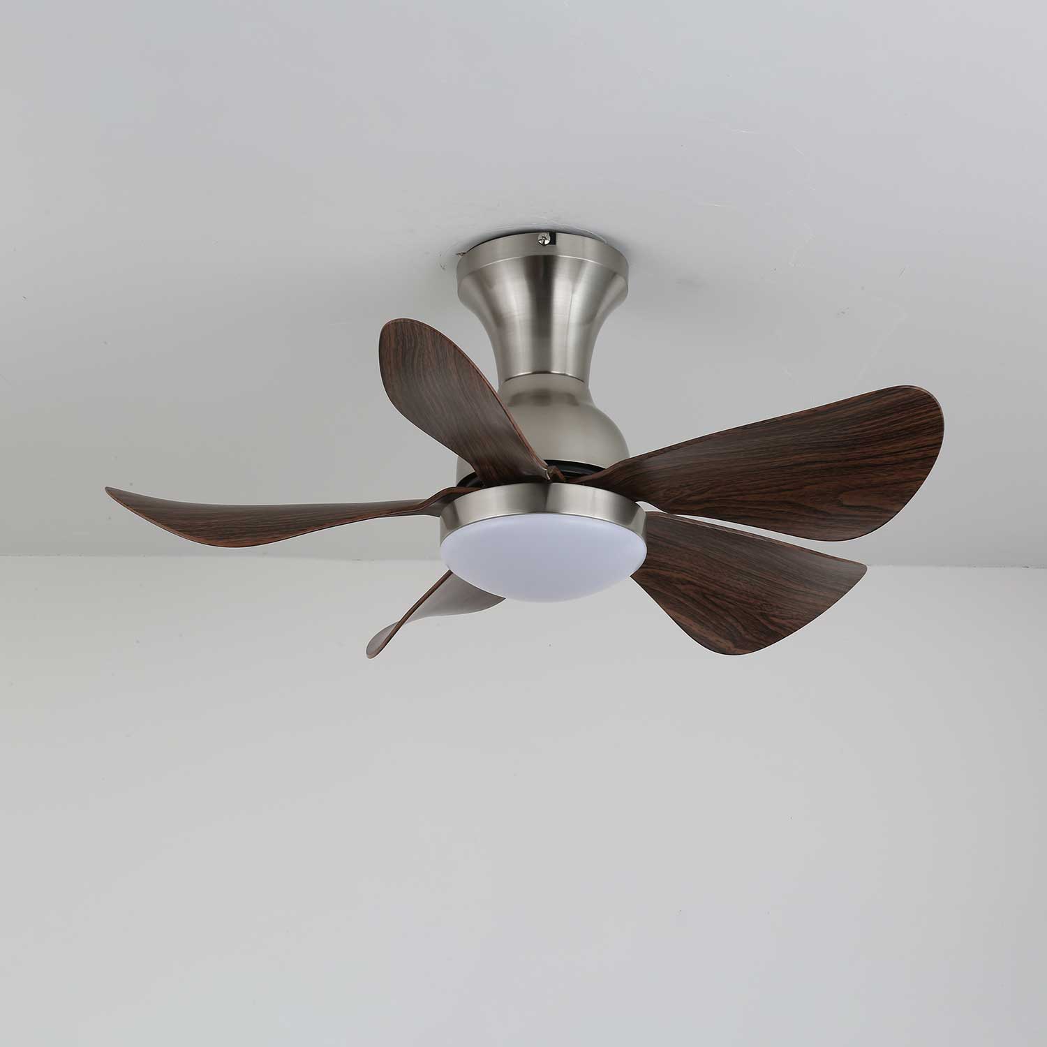 Novaro Modern Wood Ceiling Fan Light - Blowlighting