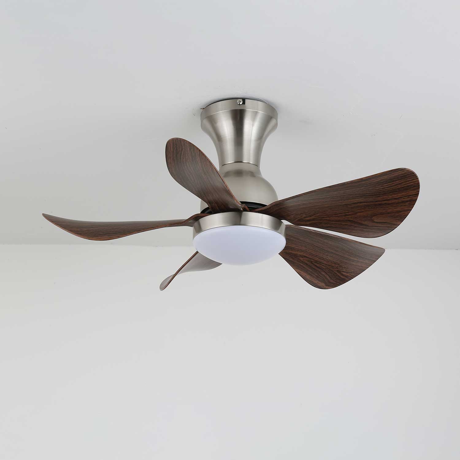 Novaro Modern Wood Ceiling Fan Light - Blowlighting