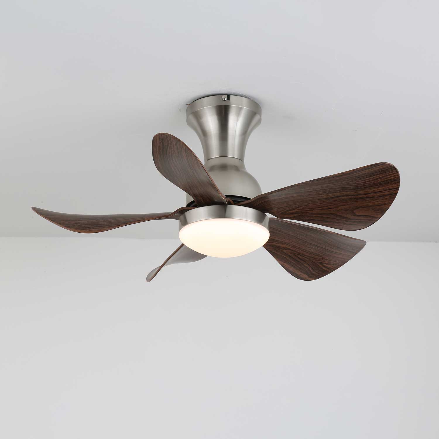 Novaro Modern Wood Ceiling Fan Light - Blowlighting