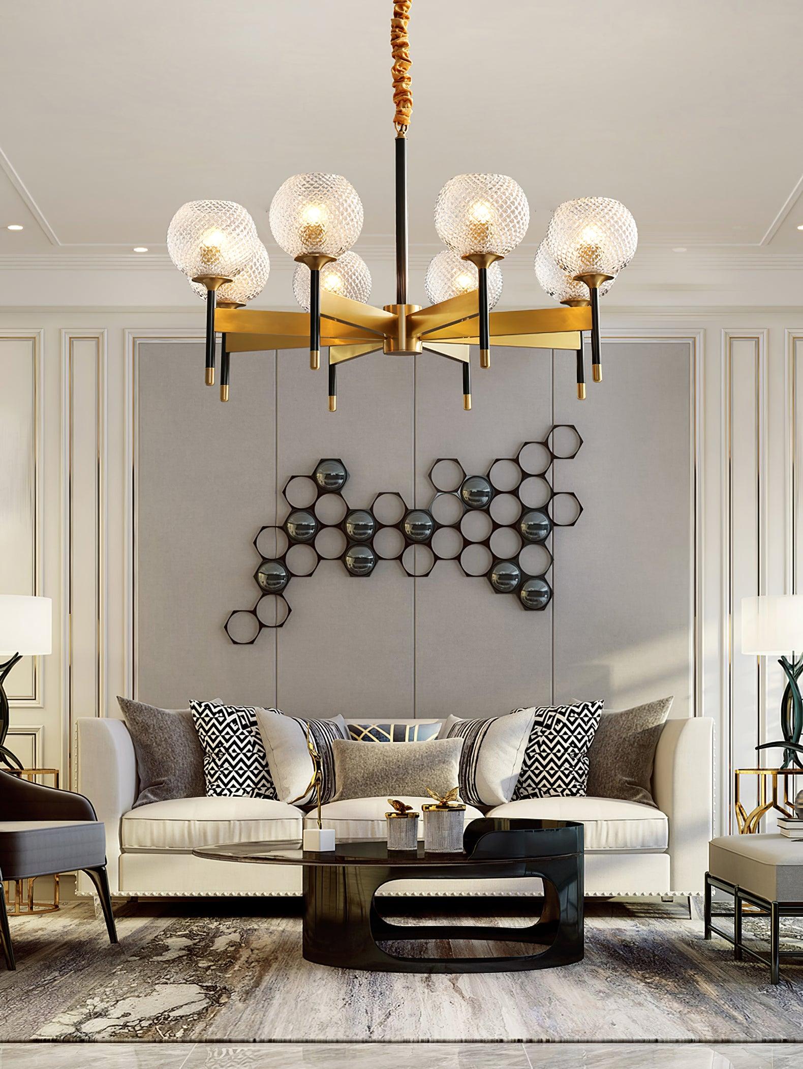 Breton Chandelier - Blowlighting