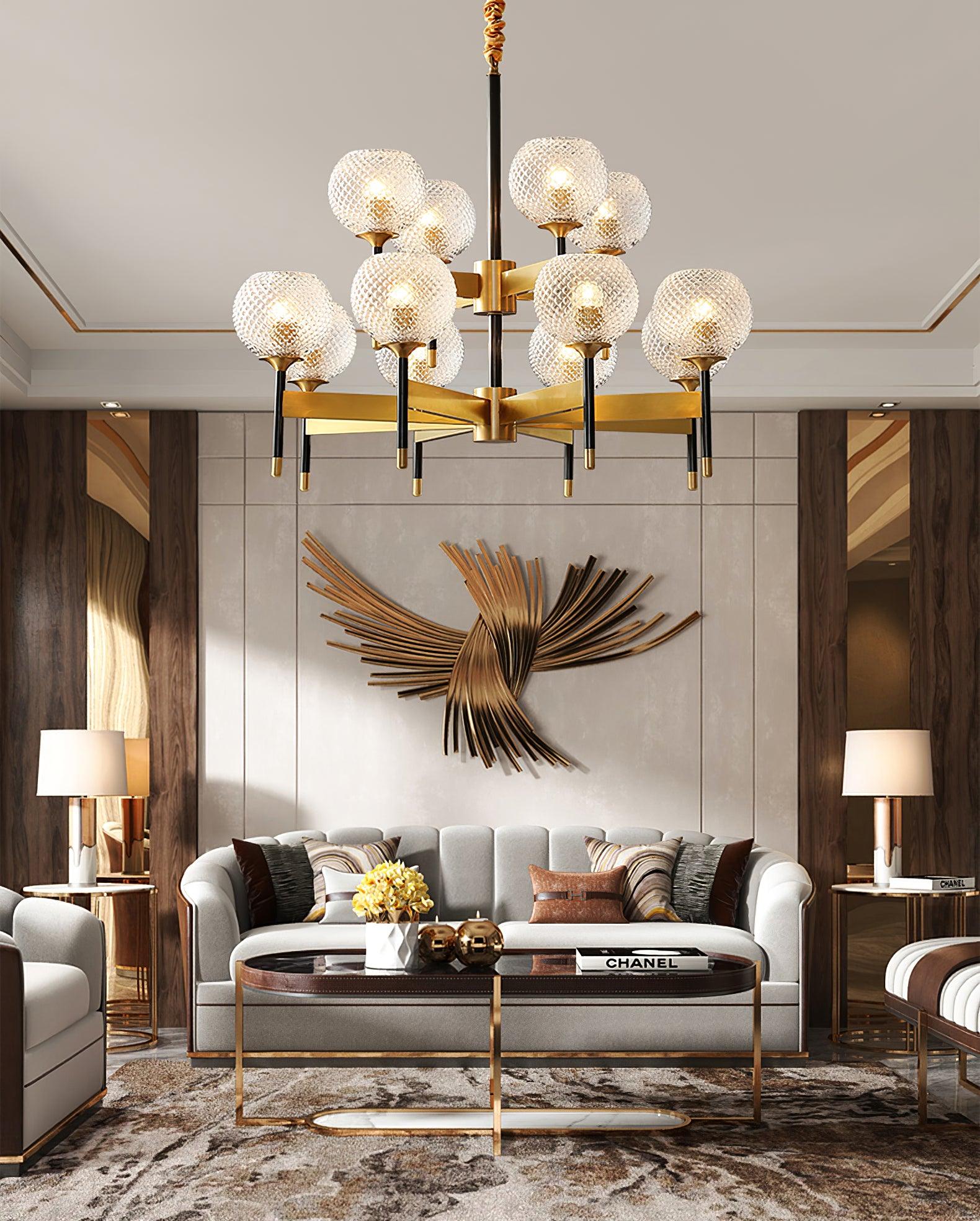 Breton Chandelier - Blowlighting