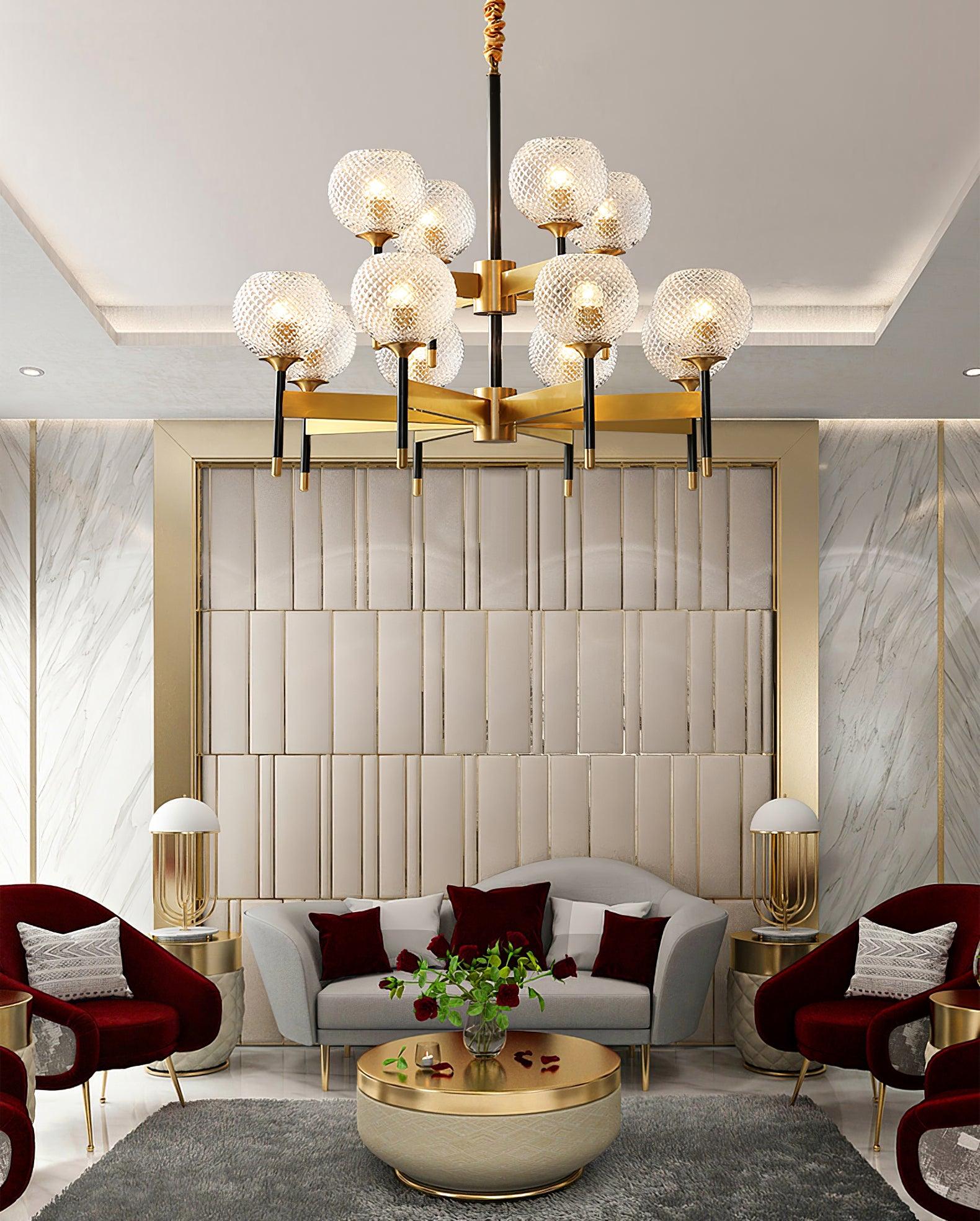 Breton Chandelier - Blowlighting