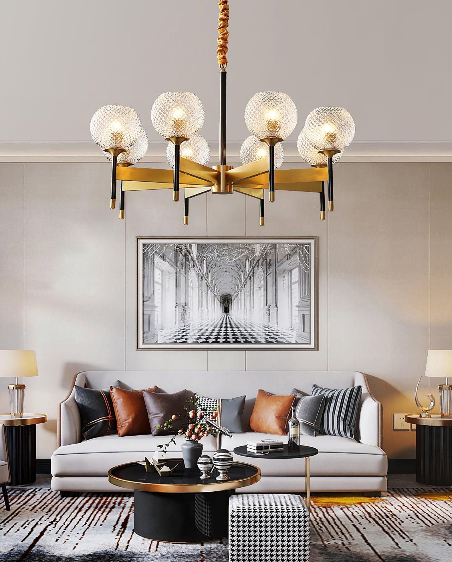 Breton Chandelier - Blowlighting