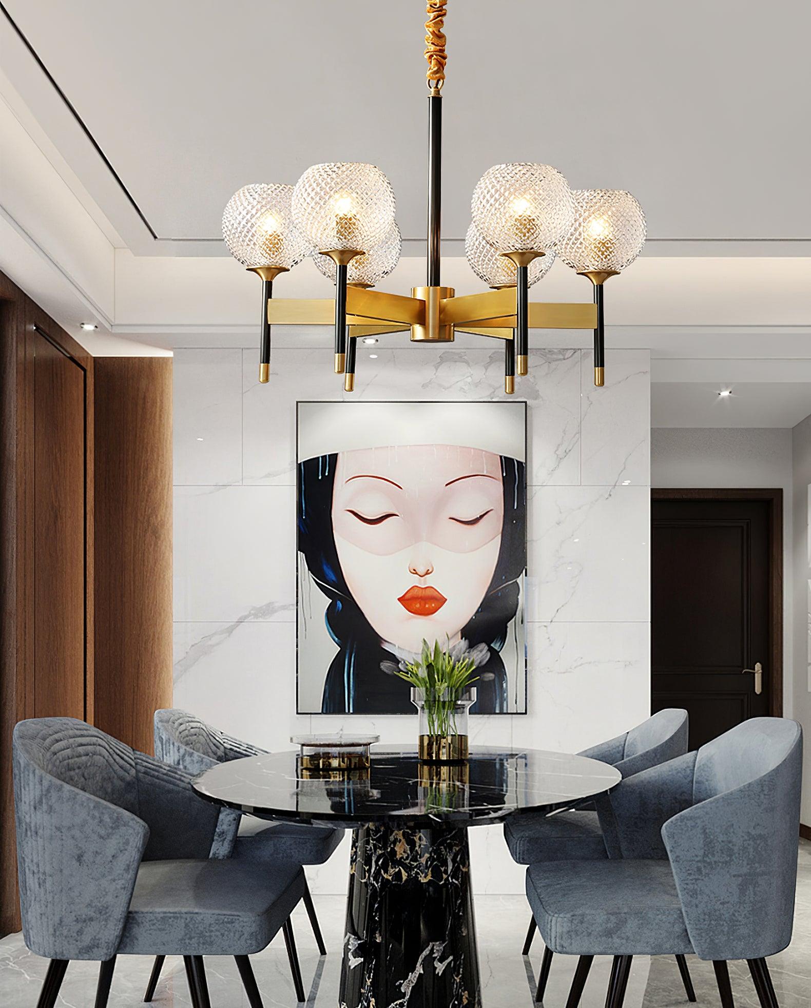 Breton Chandelier - Blowlighting