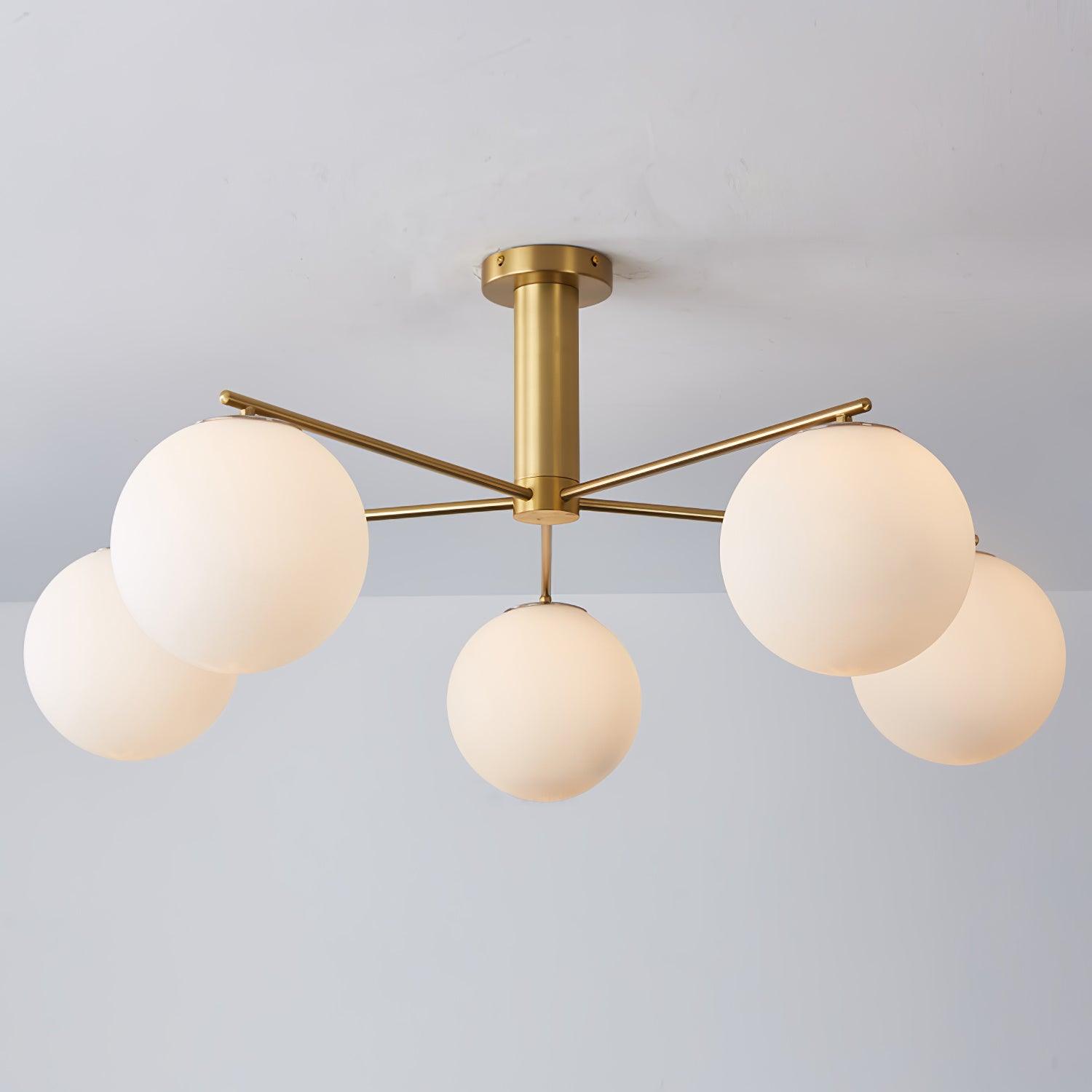 Lunara Luxe Glass Chandelier - Blowlighting