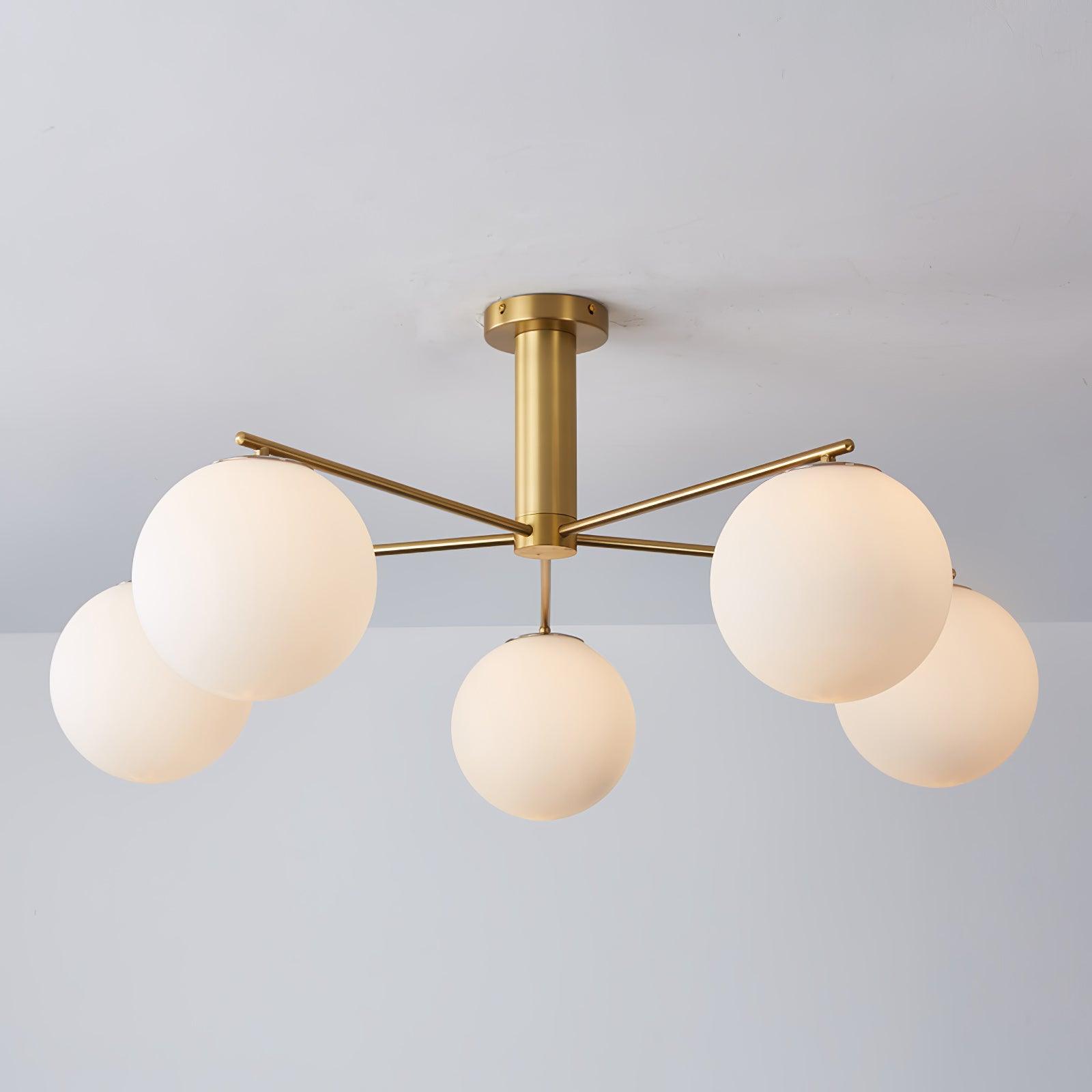 Lunara Luxe Glass Chandelier - Blowlighting