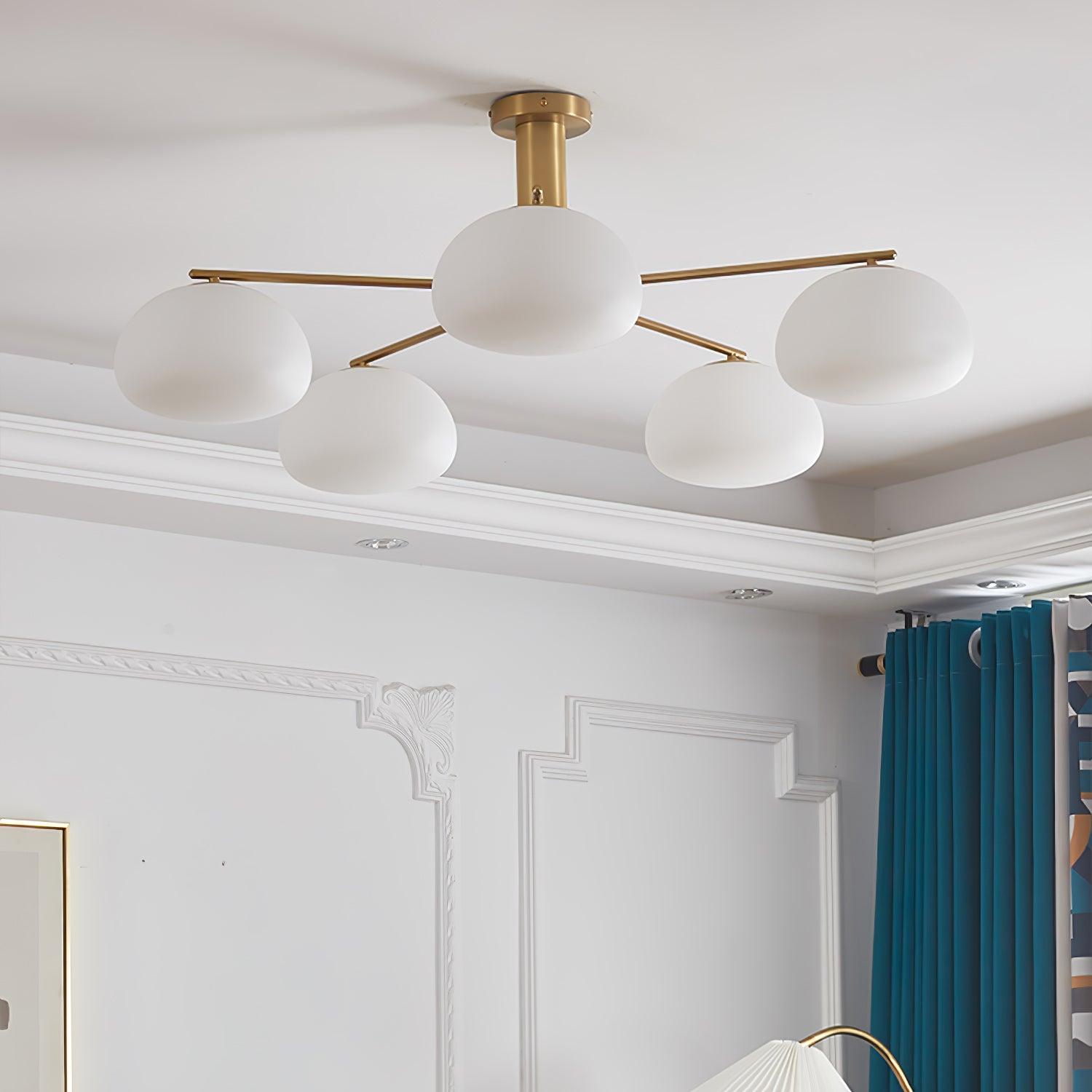 Lunara Luxe Glass Chandelier - Blowlighting