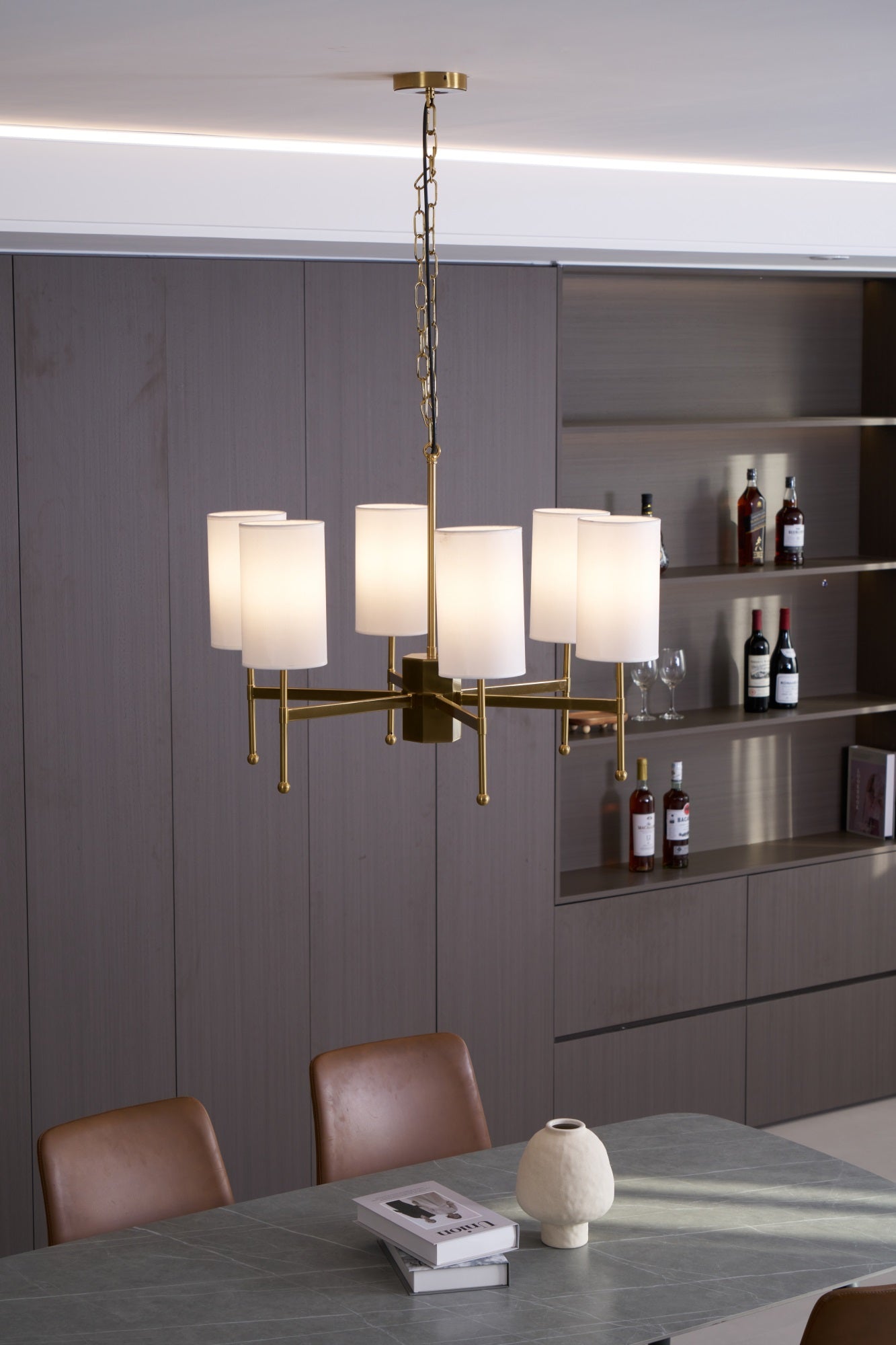 Brilliancess Brass Chandelier - Blowlighting