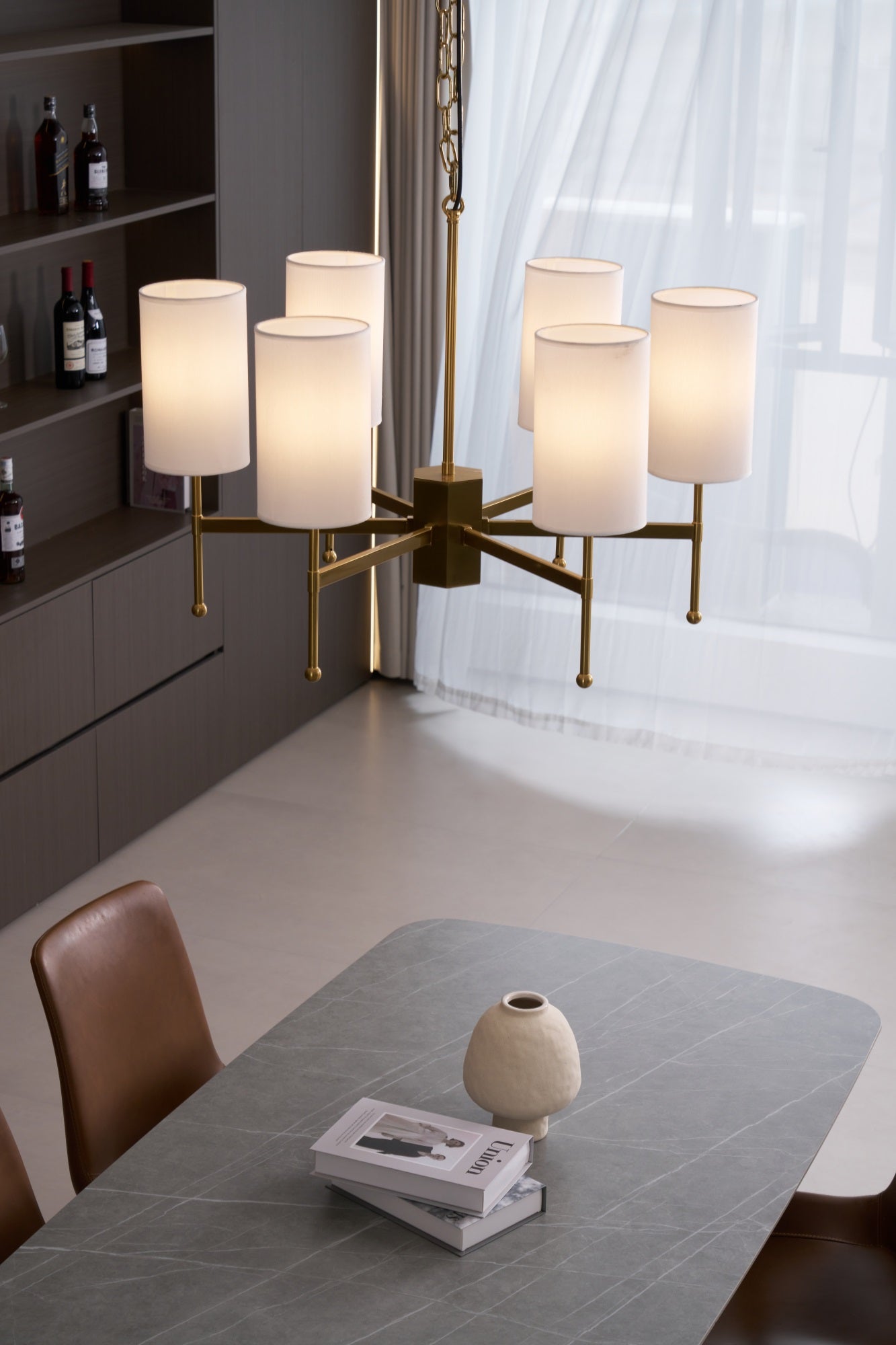 Brilliancess Brass Chandelier - Blowlighting