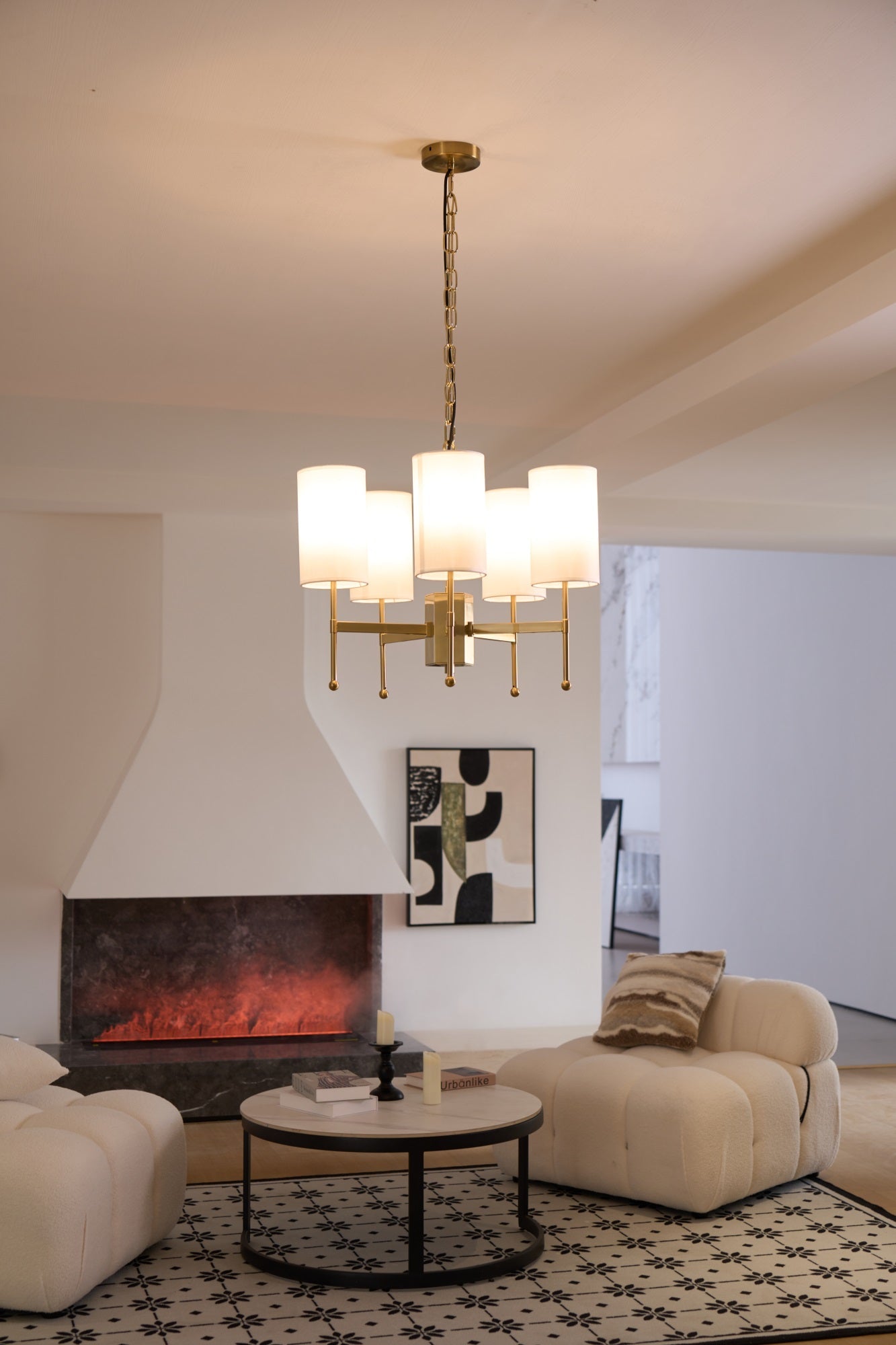 Brilliancess Brass Chandelier - Blowlighting