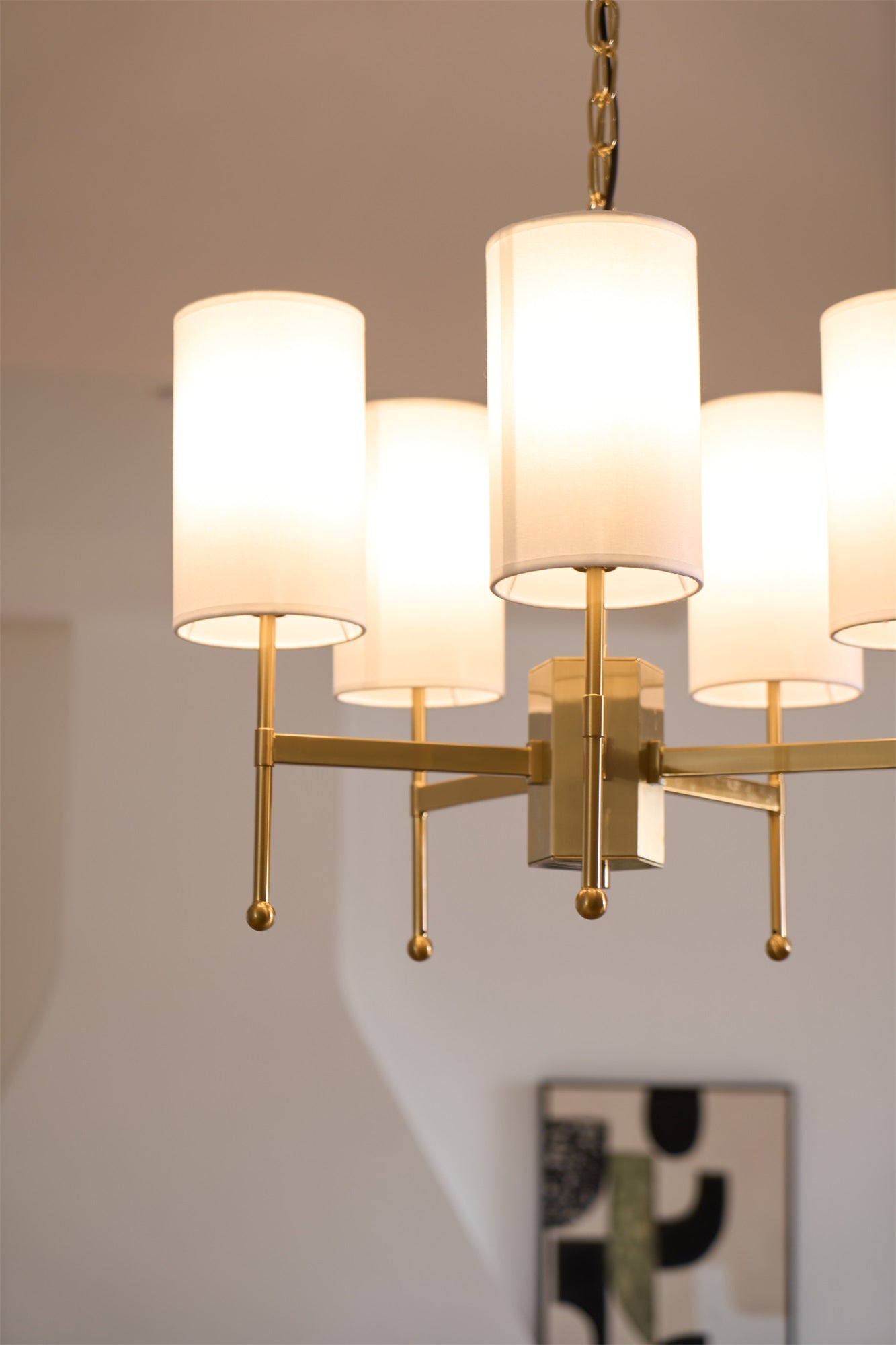 Brilliancess Brass Chandelier - Blowlighting