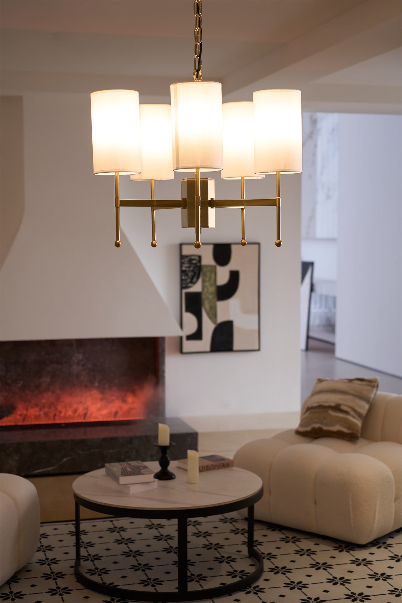 Brilliancess Brass Chandelier - Blowlighting