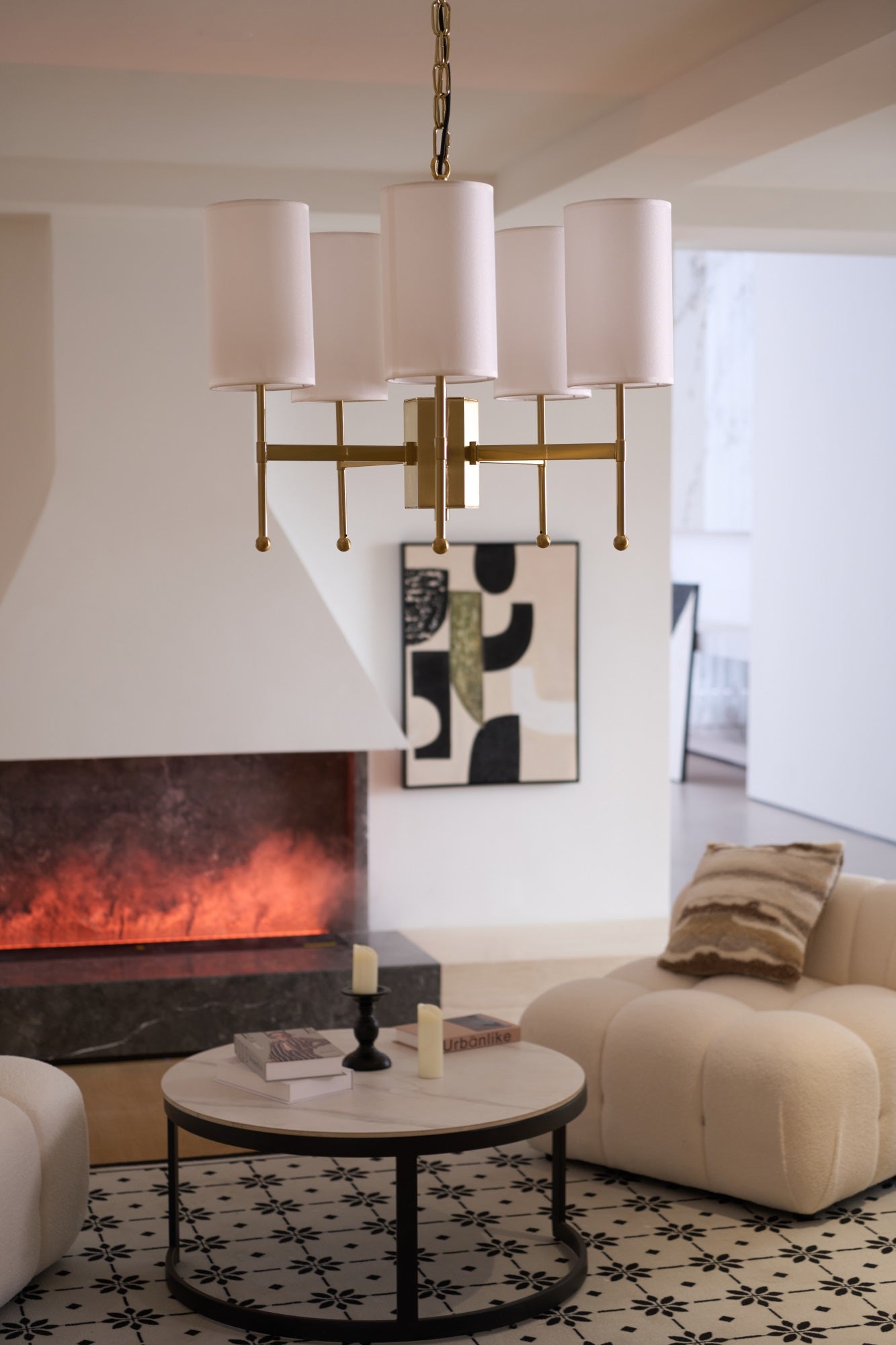 Brilliancess Brass Chandelier - Blowlighting