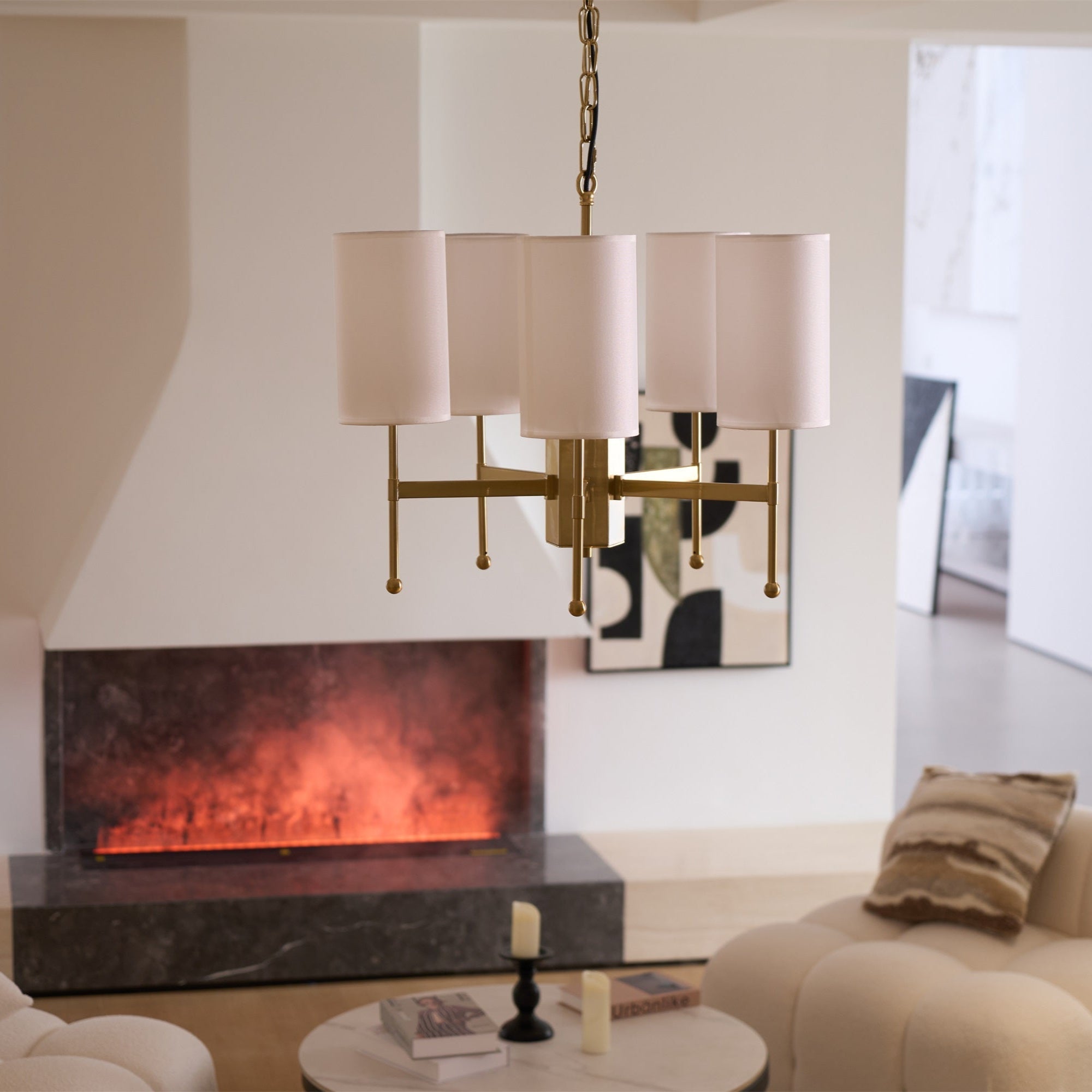 Brilliancess Brass Chandelier - Blowlighting