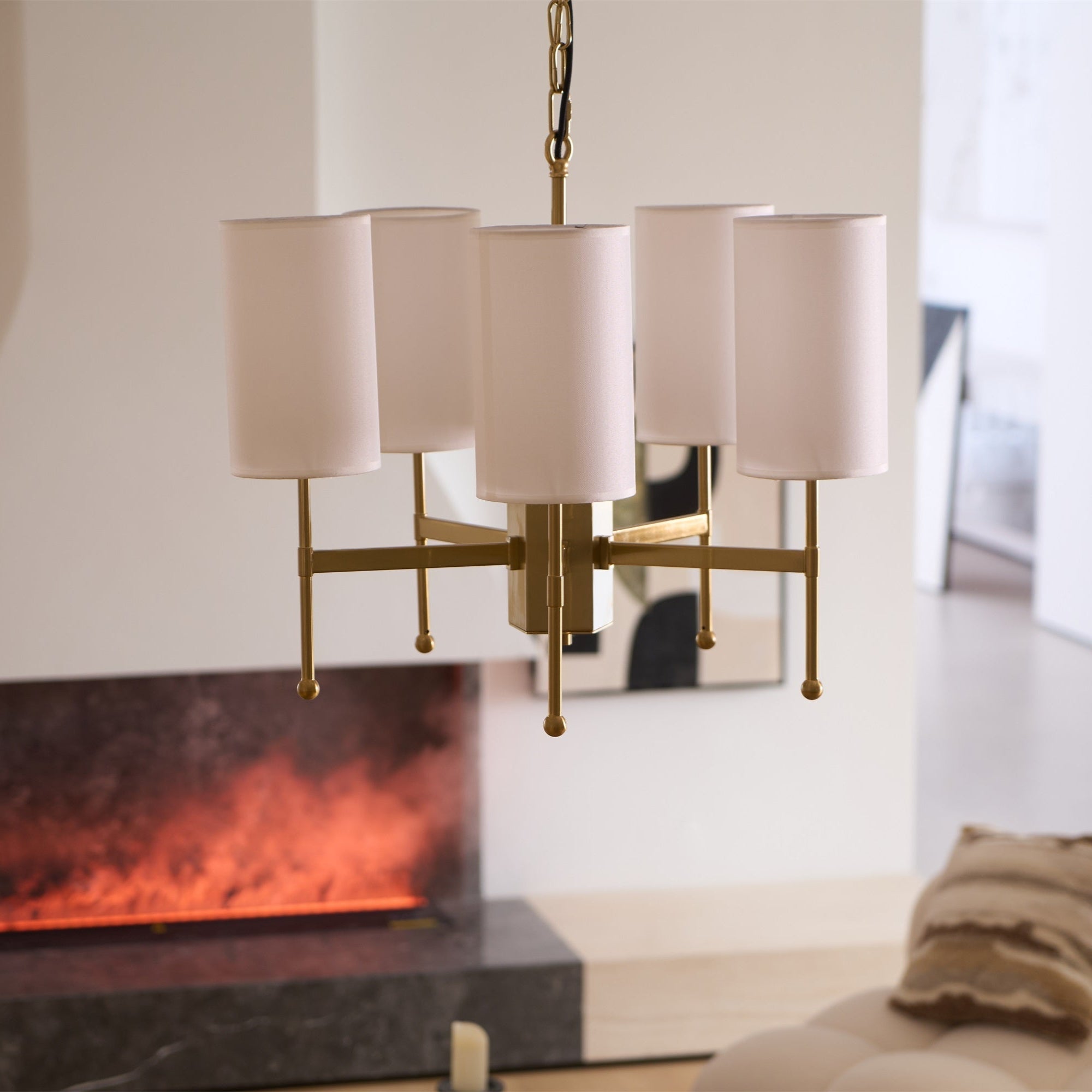 Brilliancess Brass Chandelier - Blowlighting
