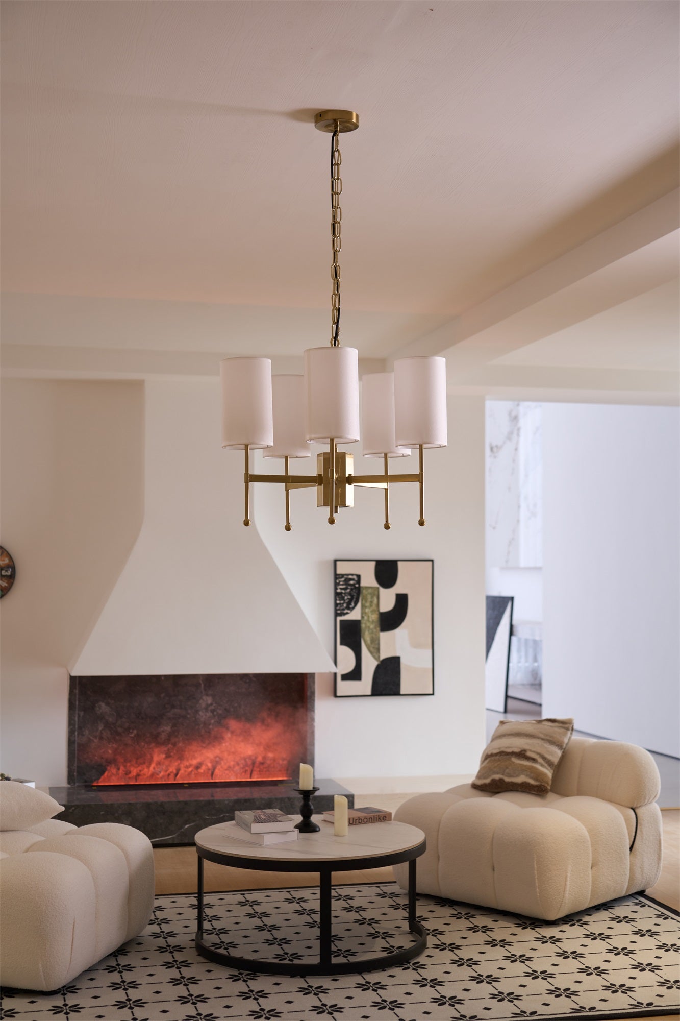Brilliancess Brass Chandelier - Blowlighting