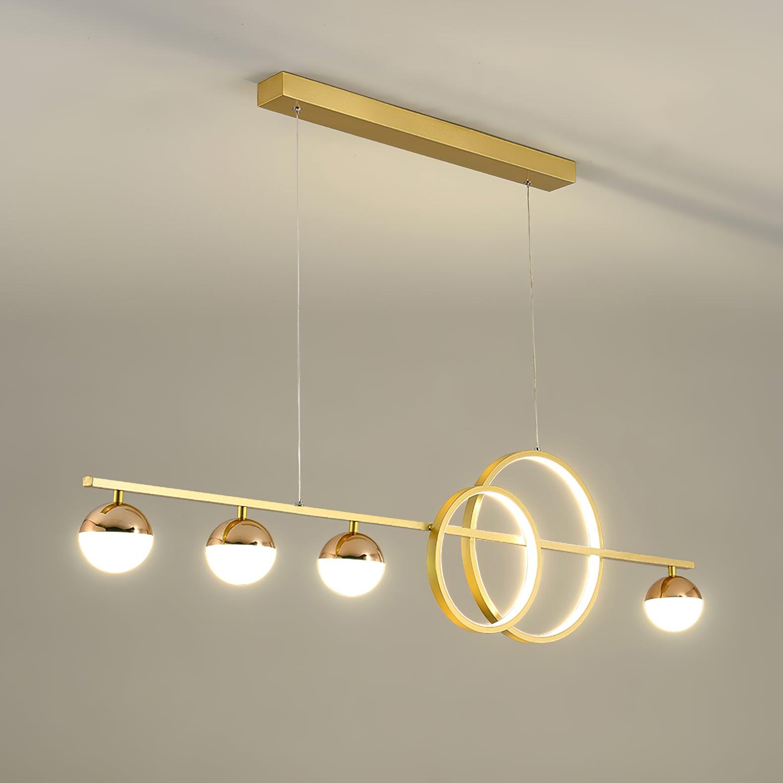 Brooklyn Double Circle Chandelier - Blowlighting