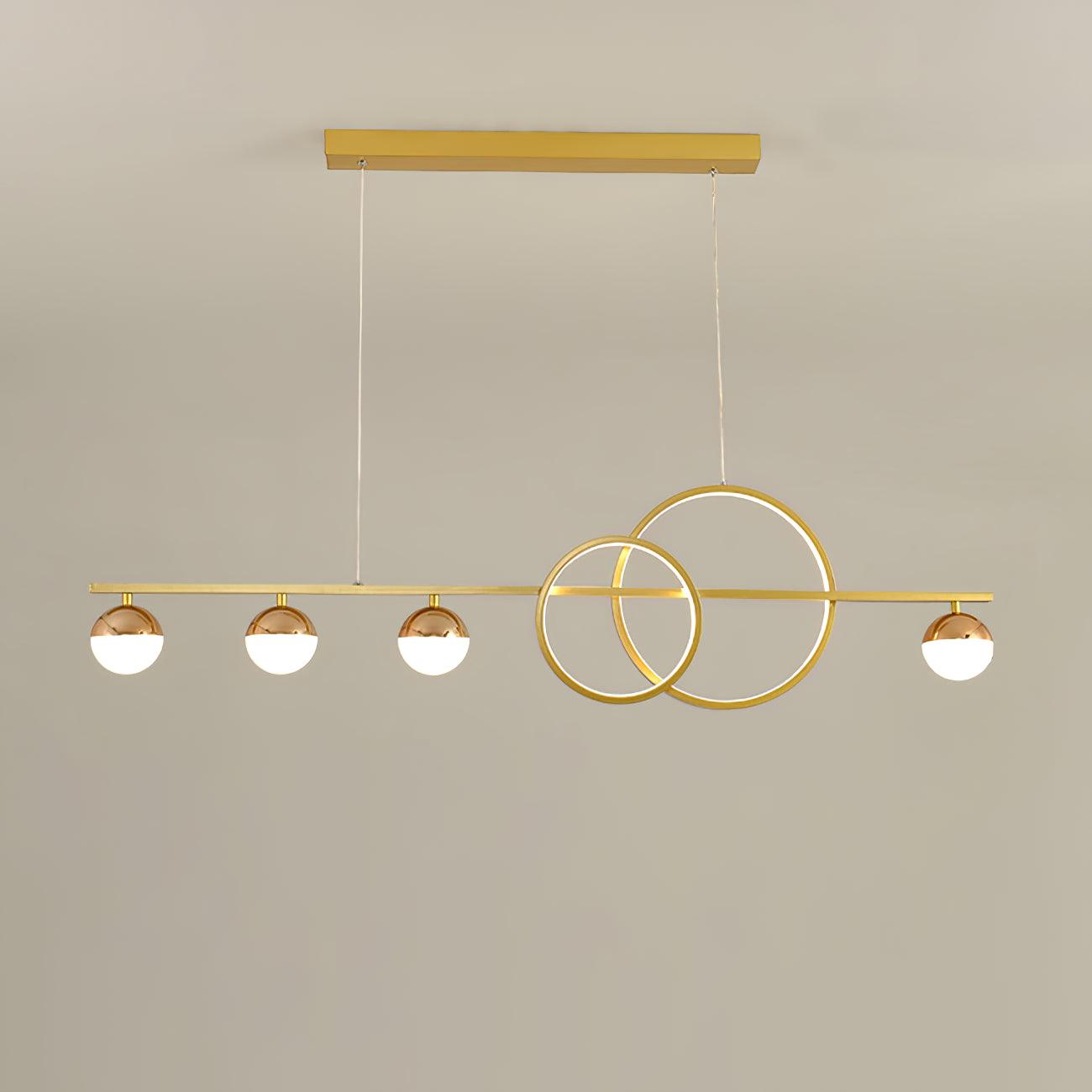Brooklyn Double Circle Chandelier - Blowlighting