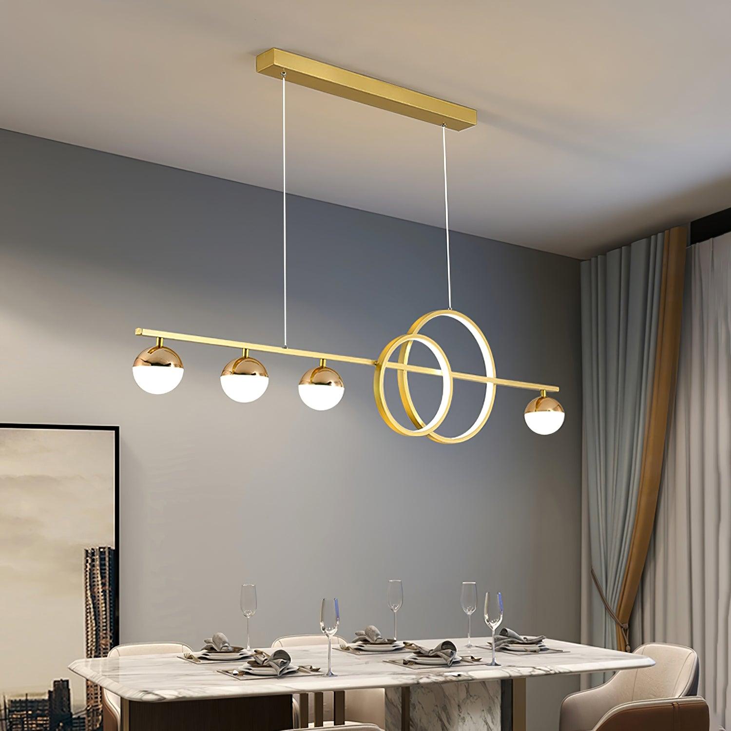 Brooklyn Double Circle Chandelier - Blowlighting