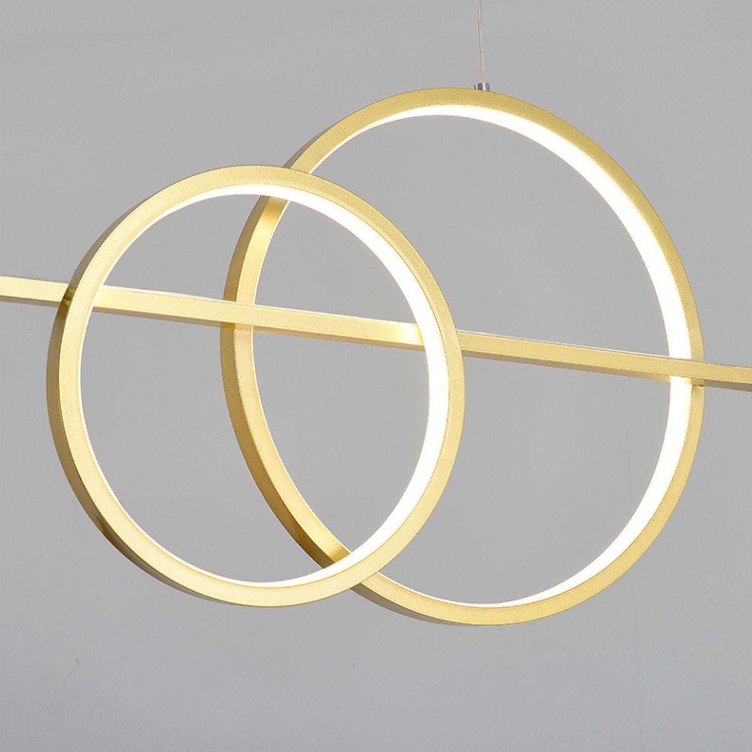 Brooklyn Double Circle Chandelier - Blowlighting